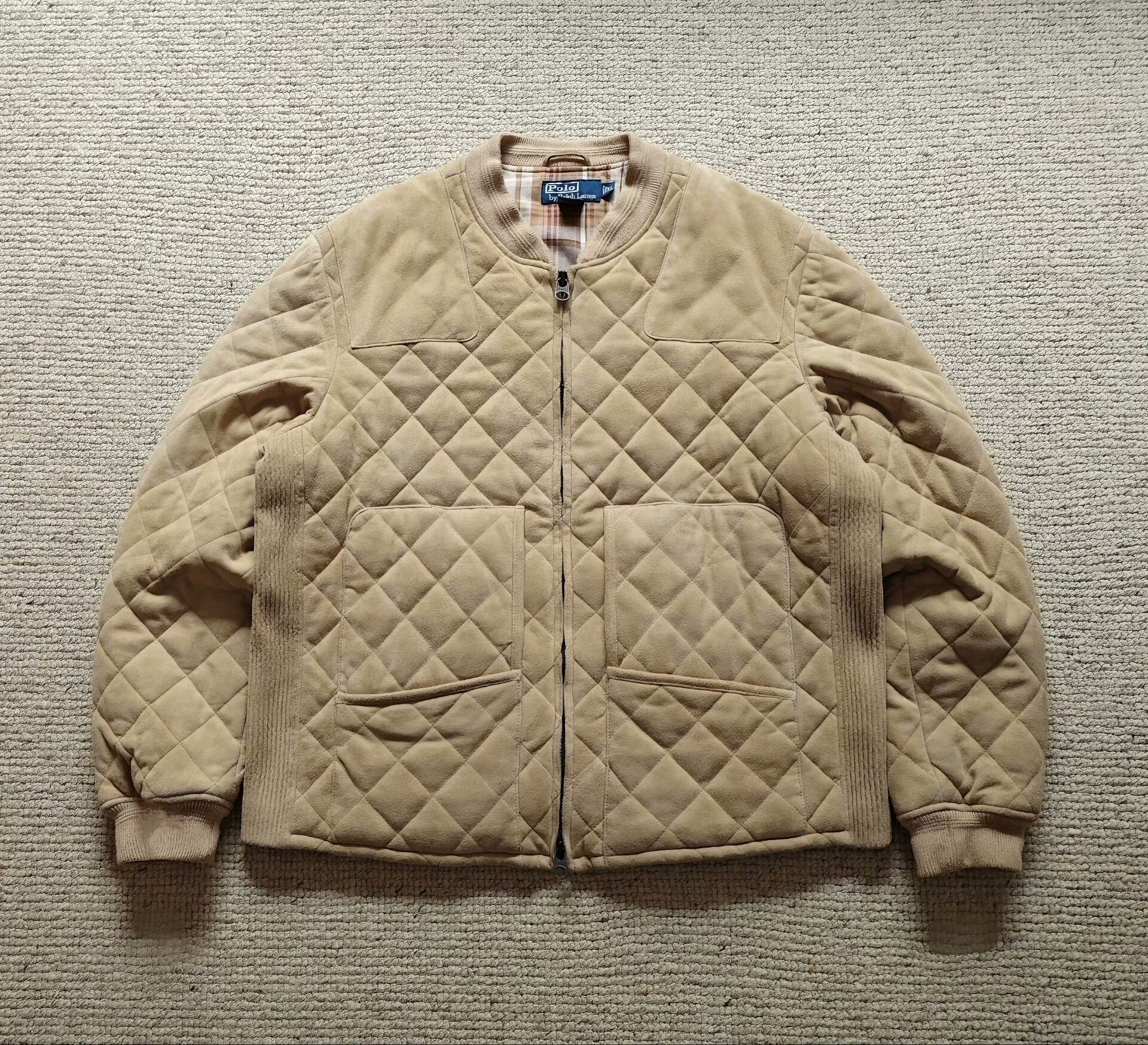 RRL Ralph Lauren Ralph Lauren Suede Hunting Jacket Size US XL / EU 56 / 4 - 1 Thumbnail