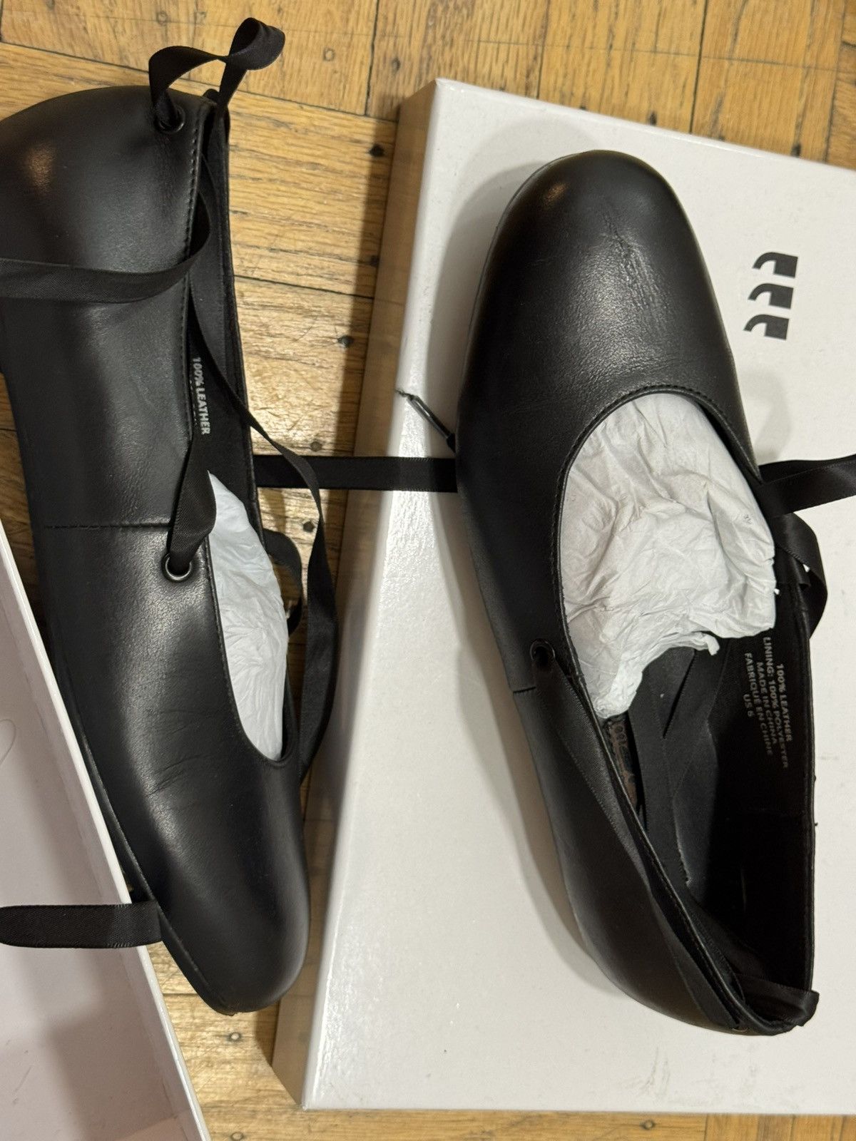 unfil Unif leather ballet flats Size US 6 / IT 36 - 3 Thumbnail