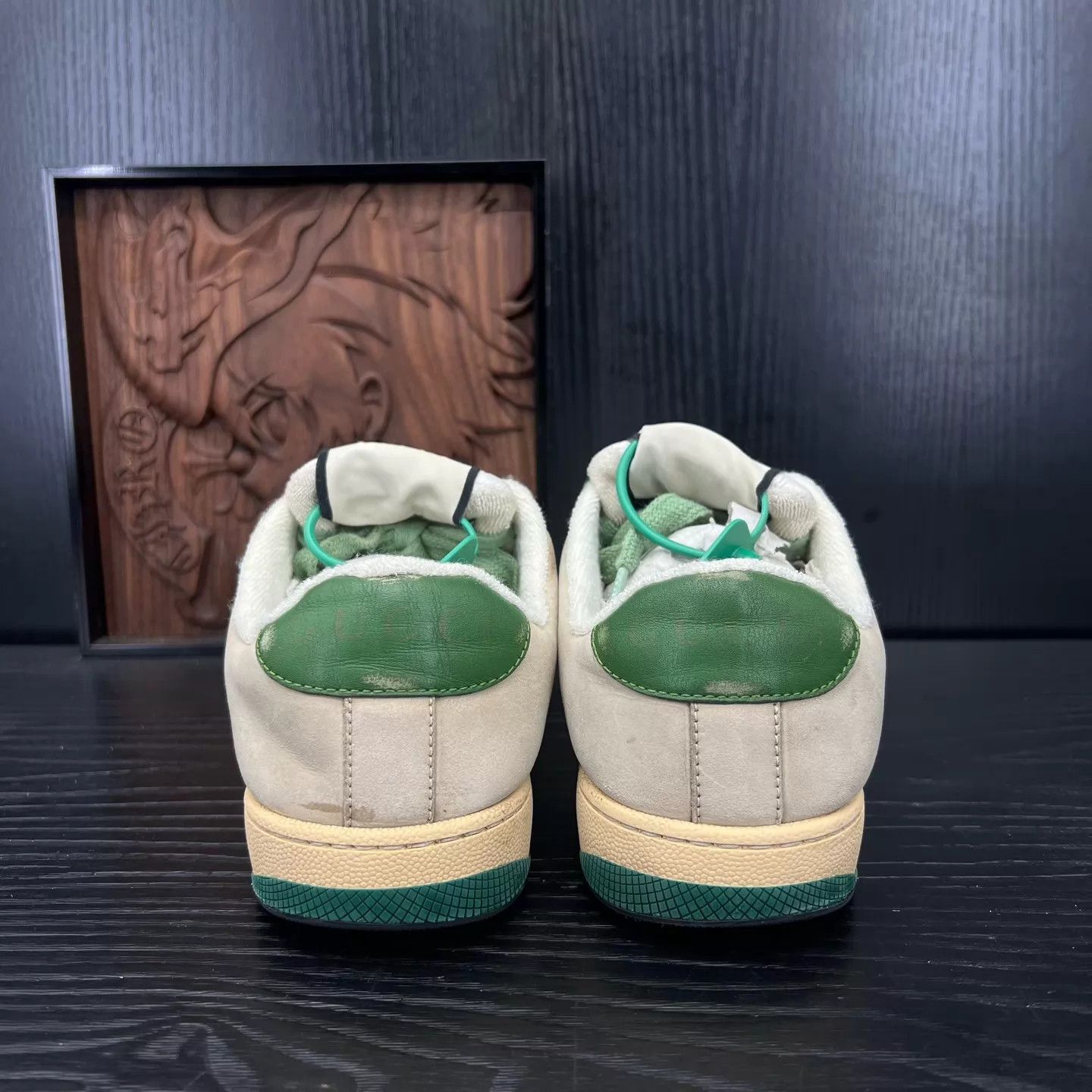 Gucci Gucci Dirty Sneakers Gray Green 36.5 Original Box Size US 6 / IT 36 - 6 Thumbnail