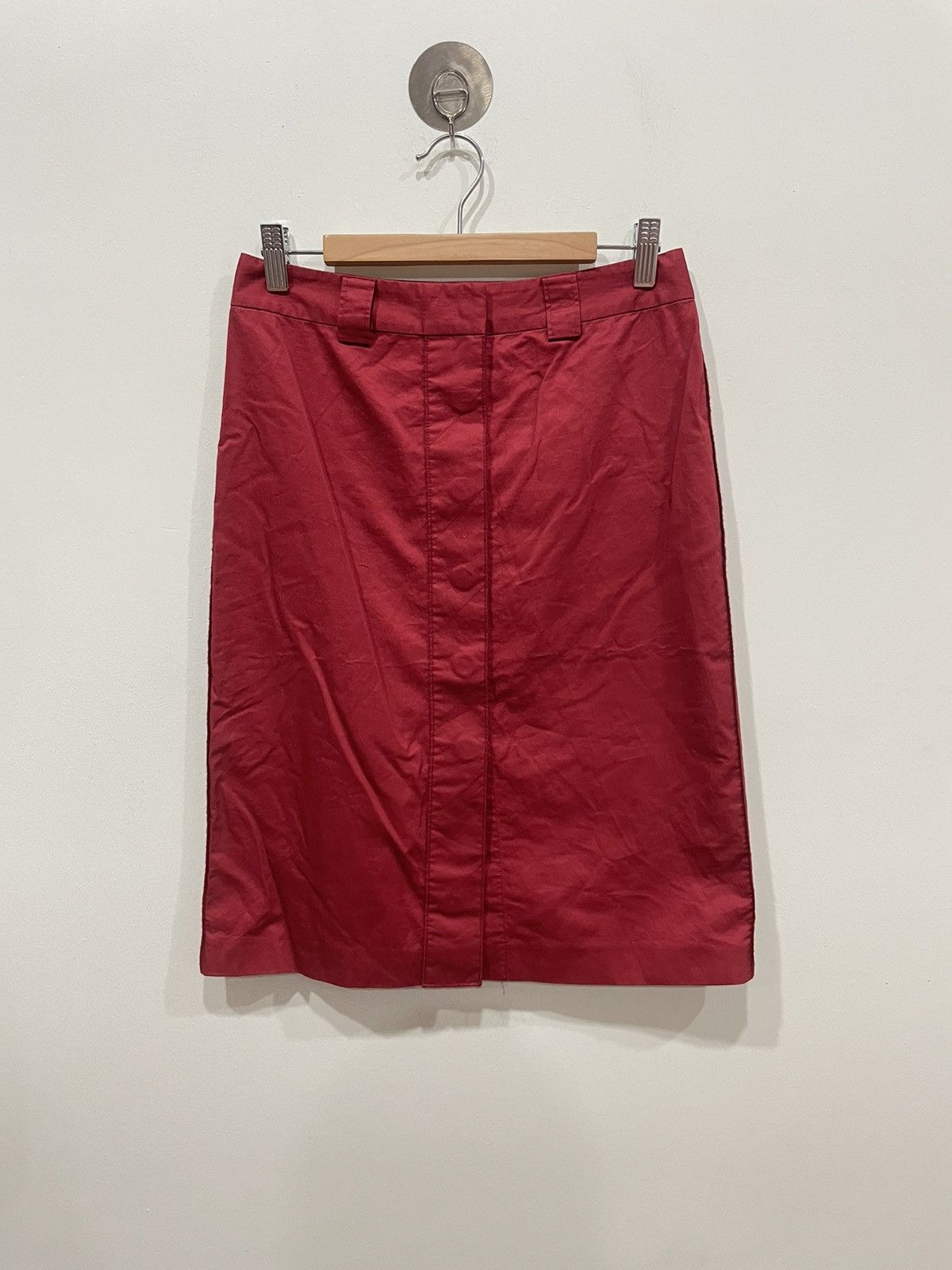 Armani Exchange Button Wrap Skirt