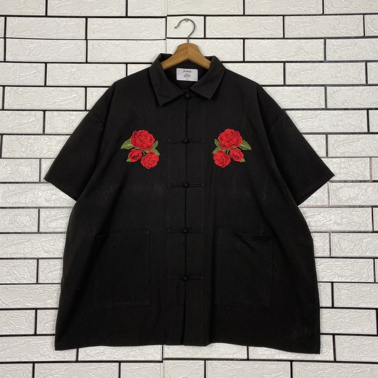 Japanese Brand 🔥FLORAL SHIRT BUTTON BOWLING MANDARIN JOUETIE ISSEY MIYAKE Size US M / EU 48-50 / 2 - 1 Thumbnail