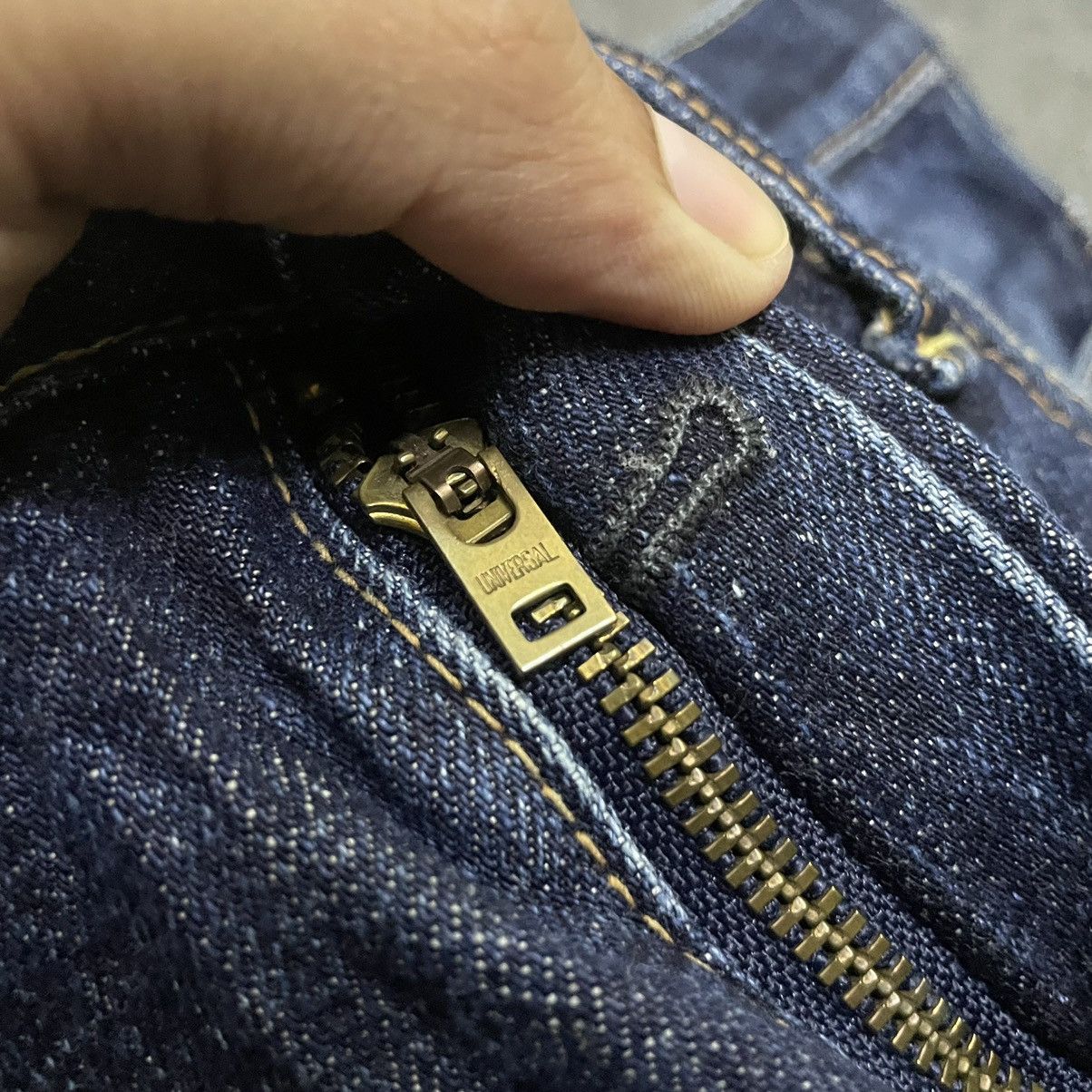 If Six Was Nine × Japanese Brand × Le Grande Bleu (L.G.B.) Core Fighter Indigo Blue Selvedge Denim Samurai Ironheart Size US 34 / EU 50 - 4 Thumbnail