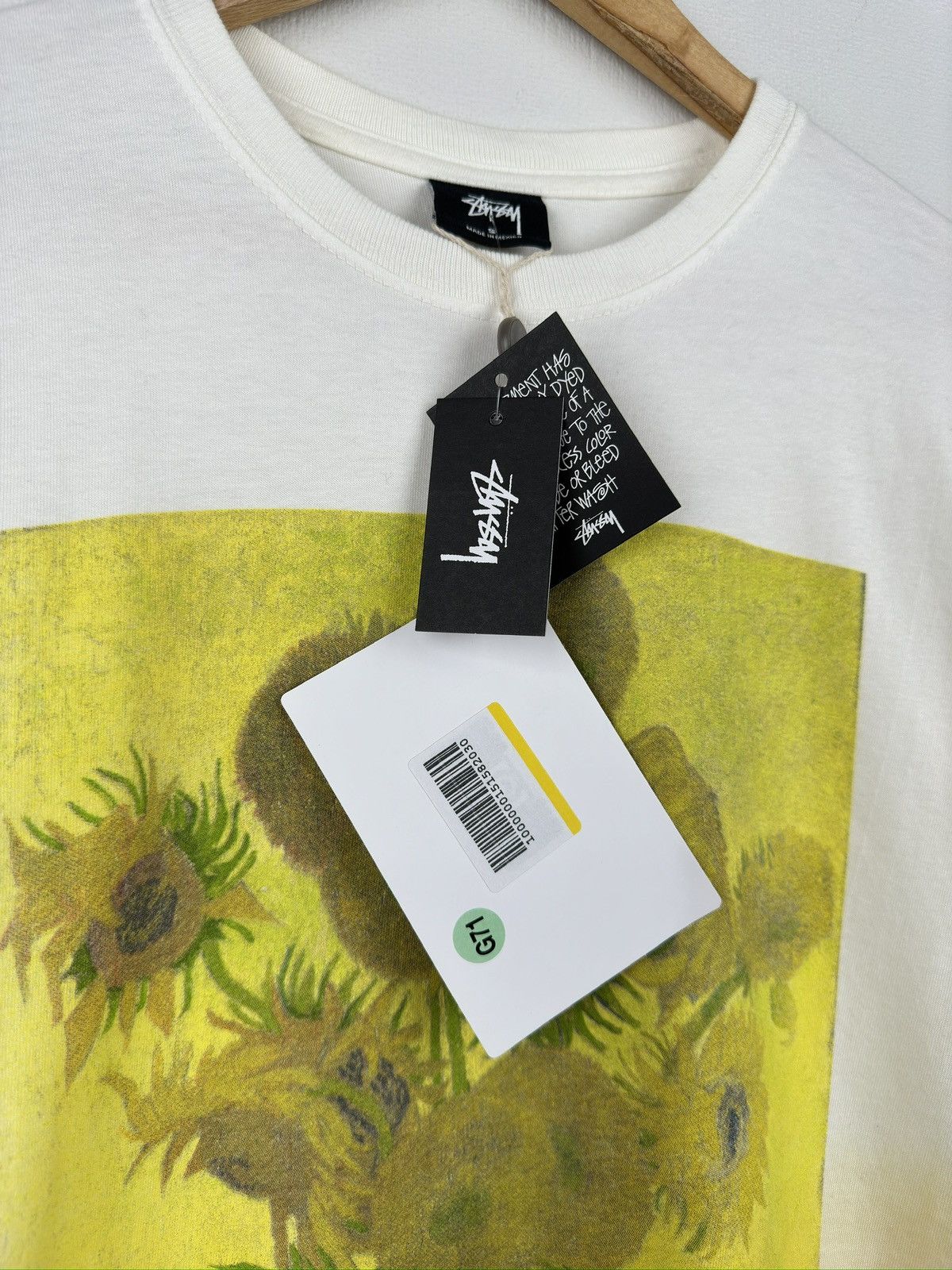 Stussy STUSSY Sunflower Dip Dyed Big Logo Longsleeve Size US S / EU 44-46 / 1 - 5 Thumbnail