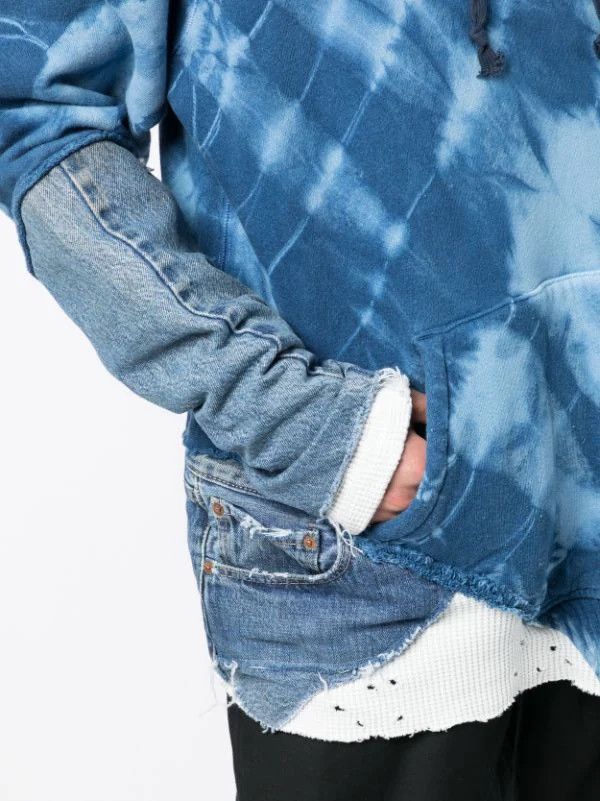 Greg Lauren Greg Lauren tie-dye pattern cotton hoodie Size US L / EU 52-54 / 3 - 14 Thumbnail