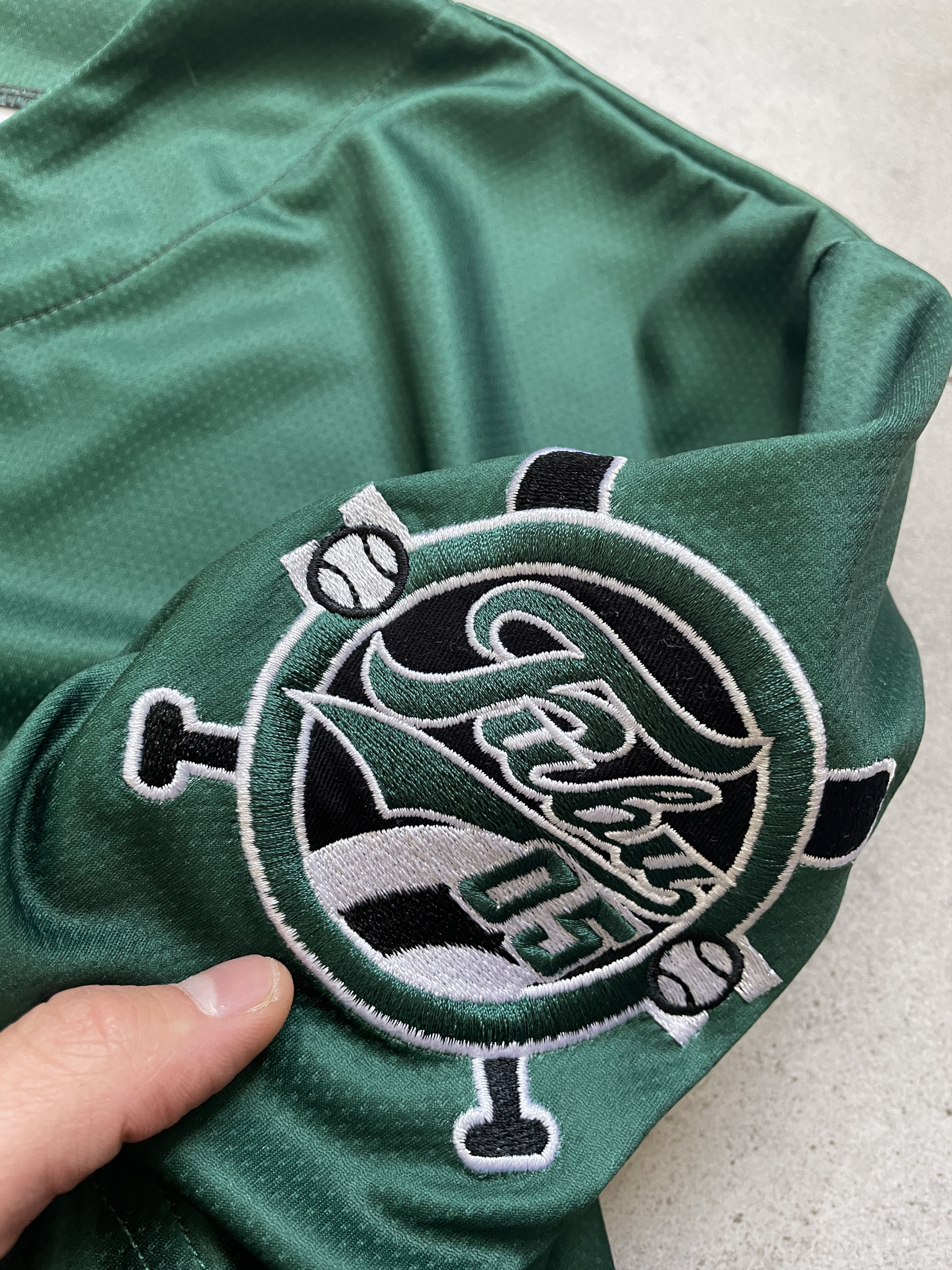 Fubu Y2K FUBU BLACK GREEN HIP HOP RAP JERSEY Size US L / EU 52-54 / 3 - 5 Thumbnail