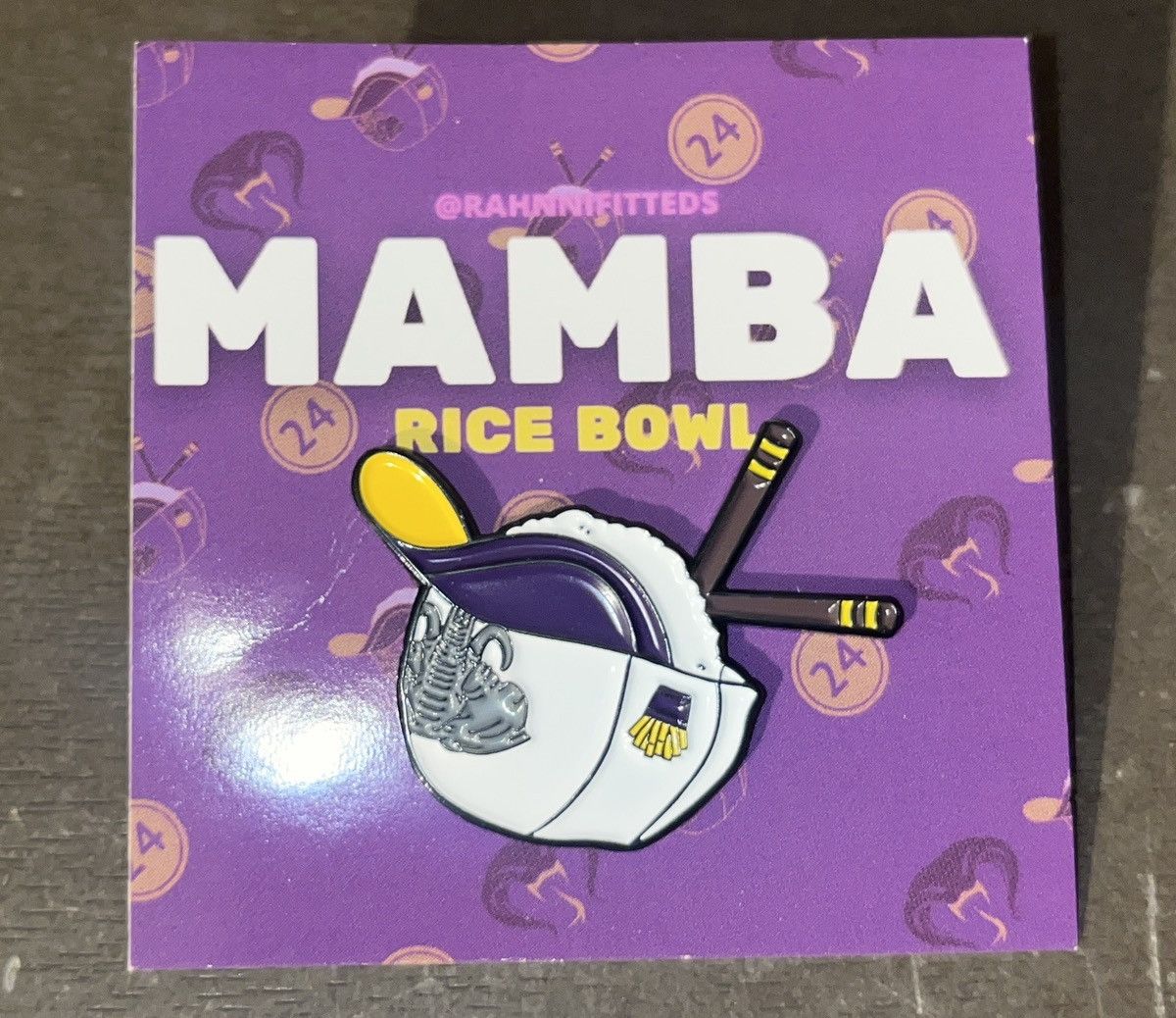 Hat Club × MyFitteds × Pins Rahni rice bowl pin | Grailed
