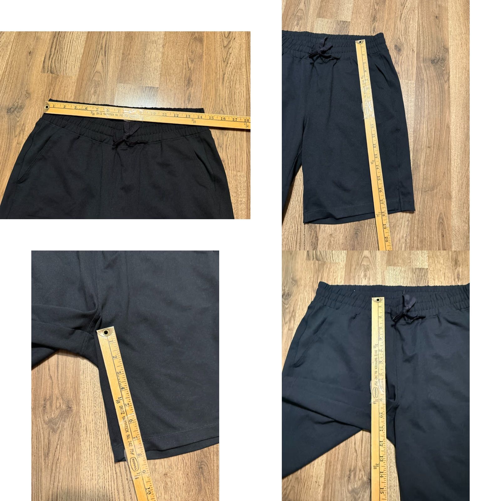 Vintage MONDETTA Shorts Women’s Size Small Black Tie Waist Shorts Casual Activewear Pockets Drawstring Regular Size 28" / US 6 / IT 42 - 8 Thumbnail