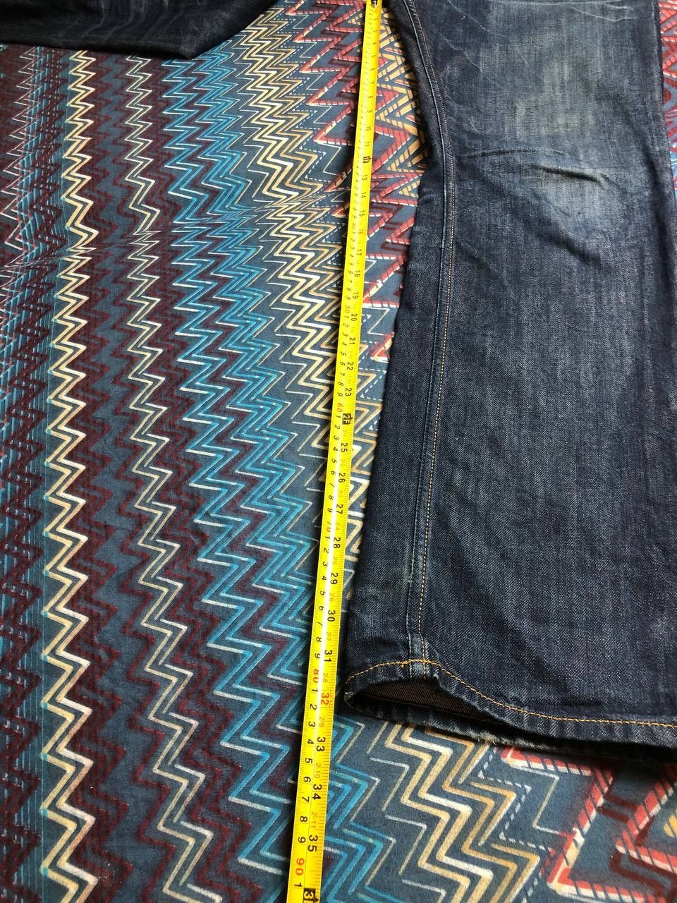 Diesel × Vintage Vintage Diesel 90’s Y2K Style Baggy Wide Denim Jeans Pants Size US 34 / EU 50 - 11 Thumbnail