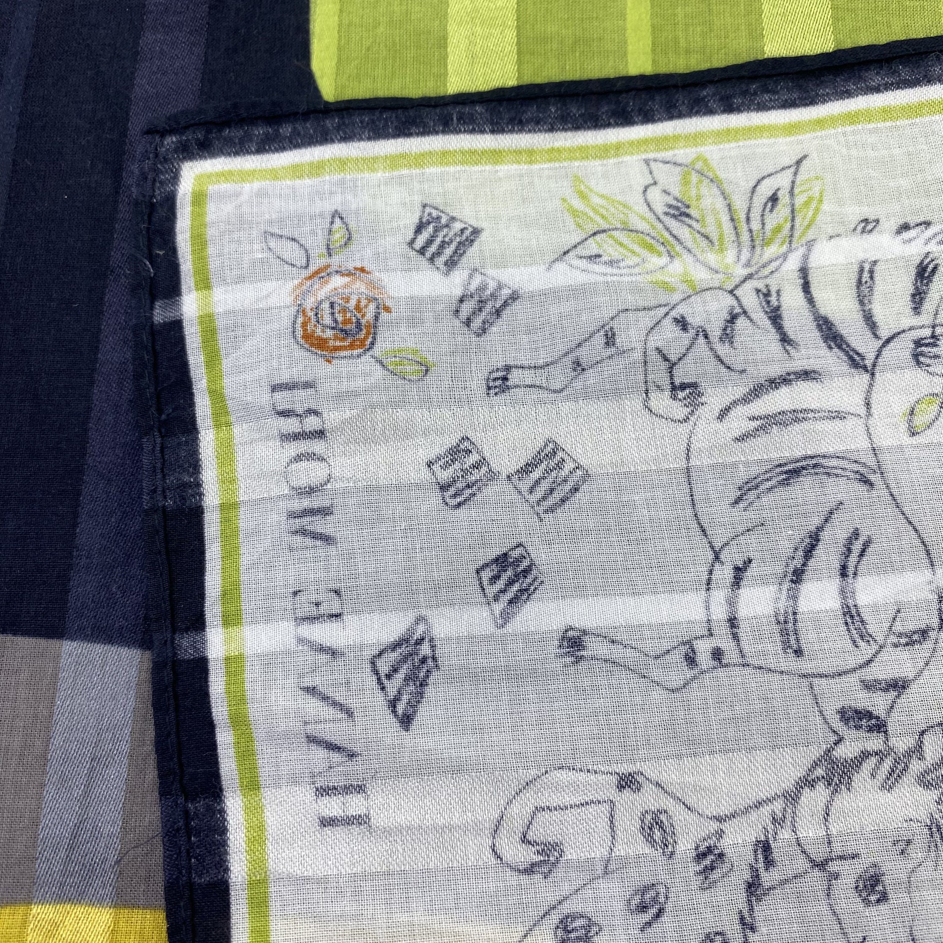 Hanae Mori Hanae Mori Handkerchief Neckerchief Bandana-B1565 Size ONE SIZE - 6 Thumbnail