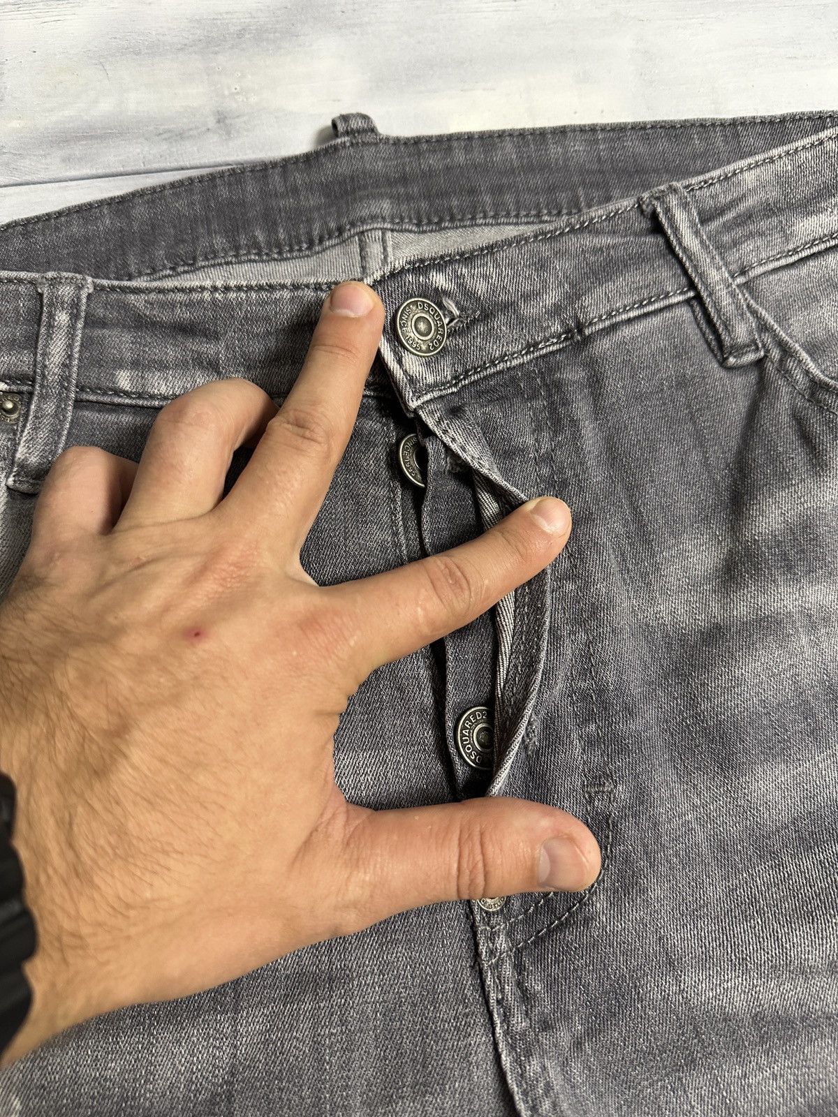 Dsquared2 Rare Luxury SS21 DSquared2 Tidy Biker Jean Distressed Size US 32 / EU 48 - 10 Thumbnail