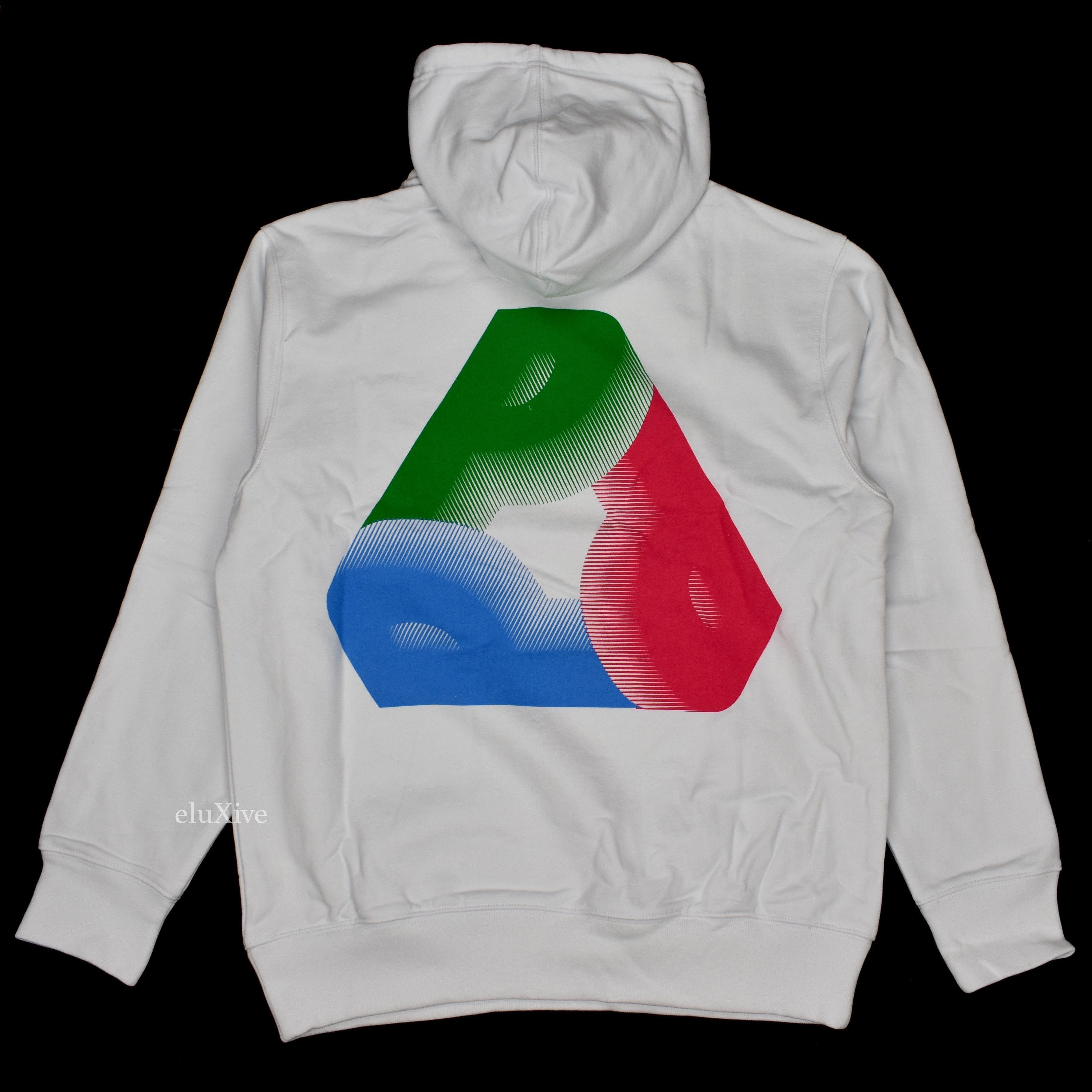 Palace Palace Fat Pee Tri-Ferg Logo Hoodie White DS Size US M / EU 48-50 / 2 - 1 Preview