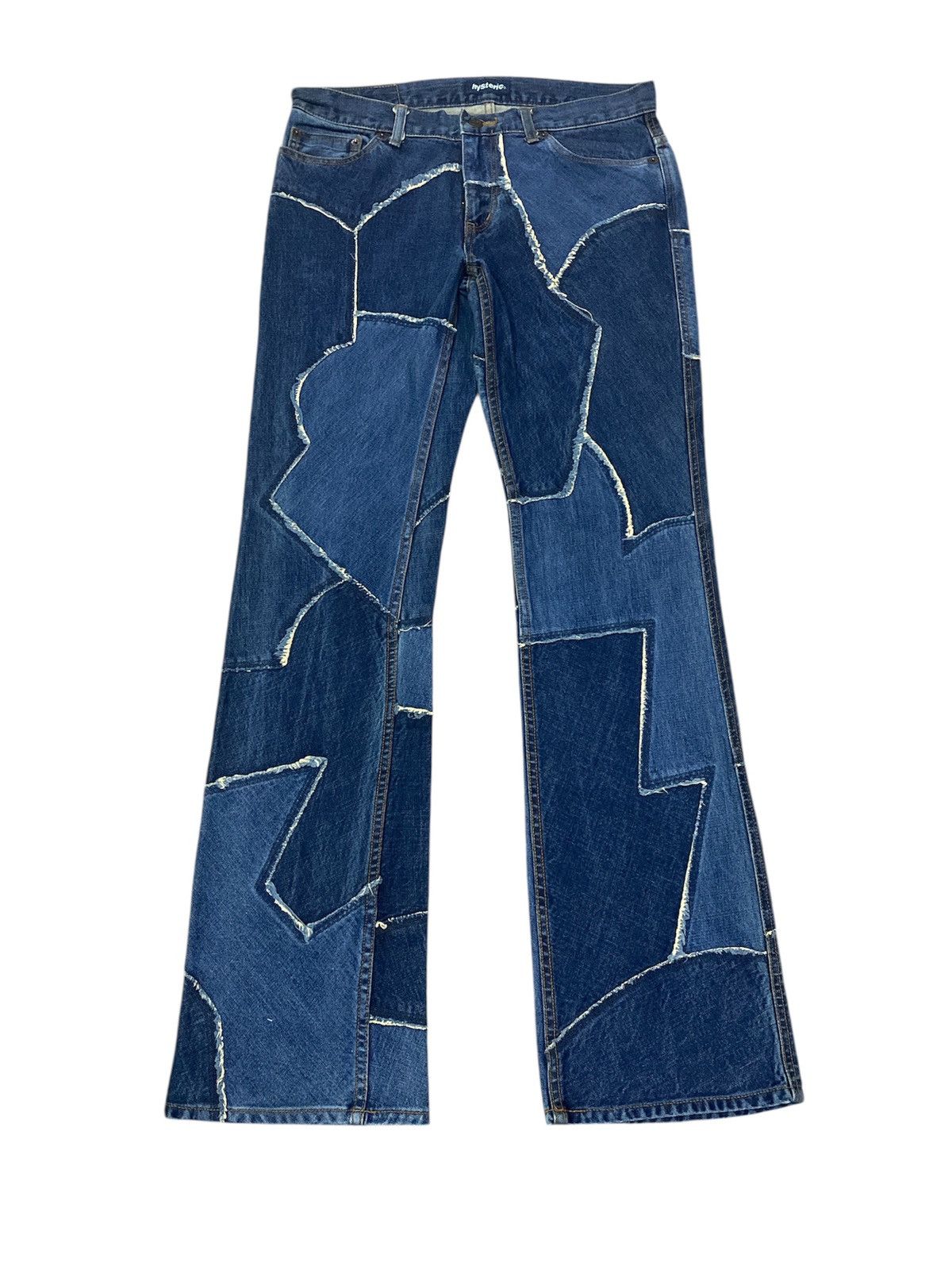 Hysteric Glamour Vintage Hysteric Glamour Patch Asymetrical Flare jeans Size US 32 / EU 48 - 2 Thumbnail