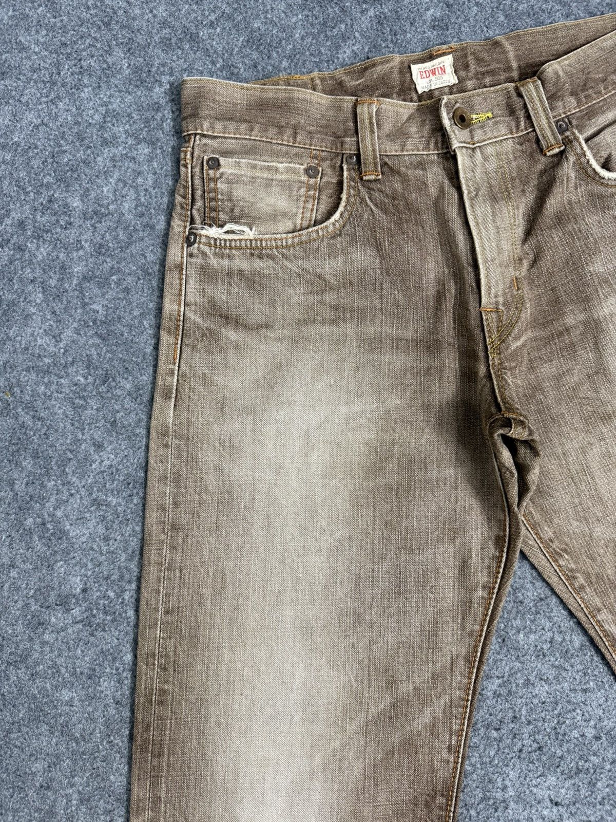 Kapital A15 VINTAGE EDWIN BROWN 505ZX SELVEDGE Size US 32 / EU 48 - 2 Thumbnail