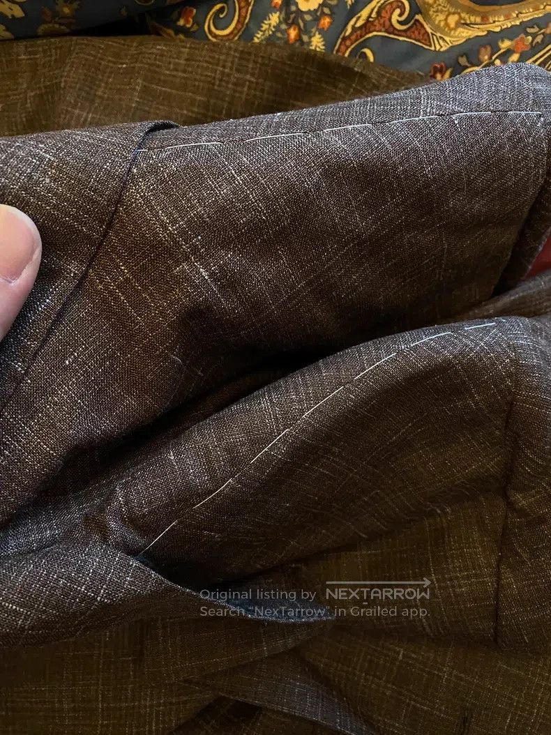Brunello Cucinelli brunello cucinelli Suit set, wool, linen, and silk blended Size 50L - 8 Thumbnail
