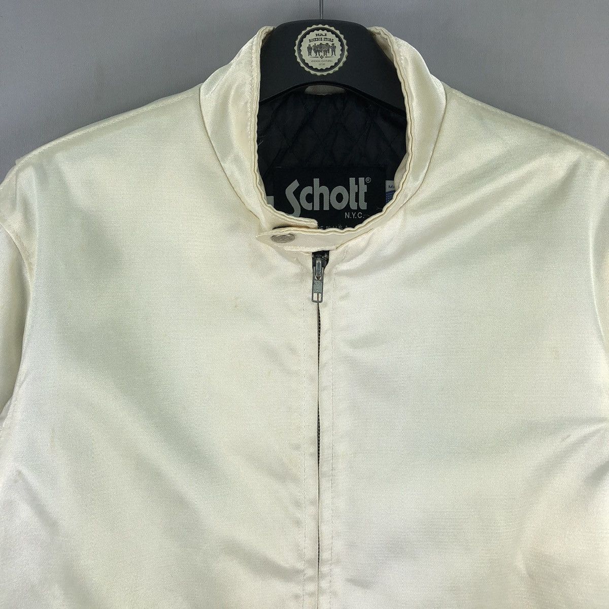 Schott Vintage 90's Schott N.Y.C Made in USA Retro Racer Jacket Size US M / EU 48-50 / 2 - 8 Thumbnail