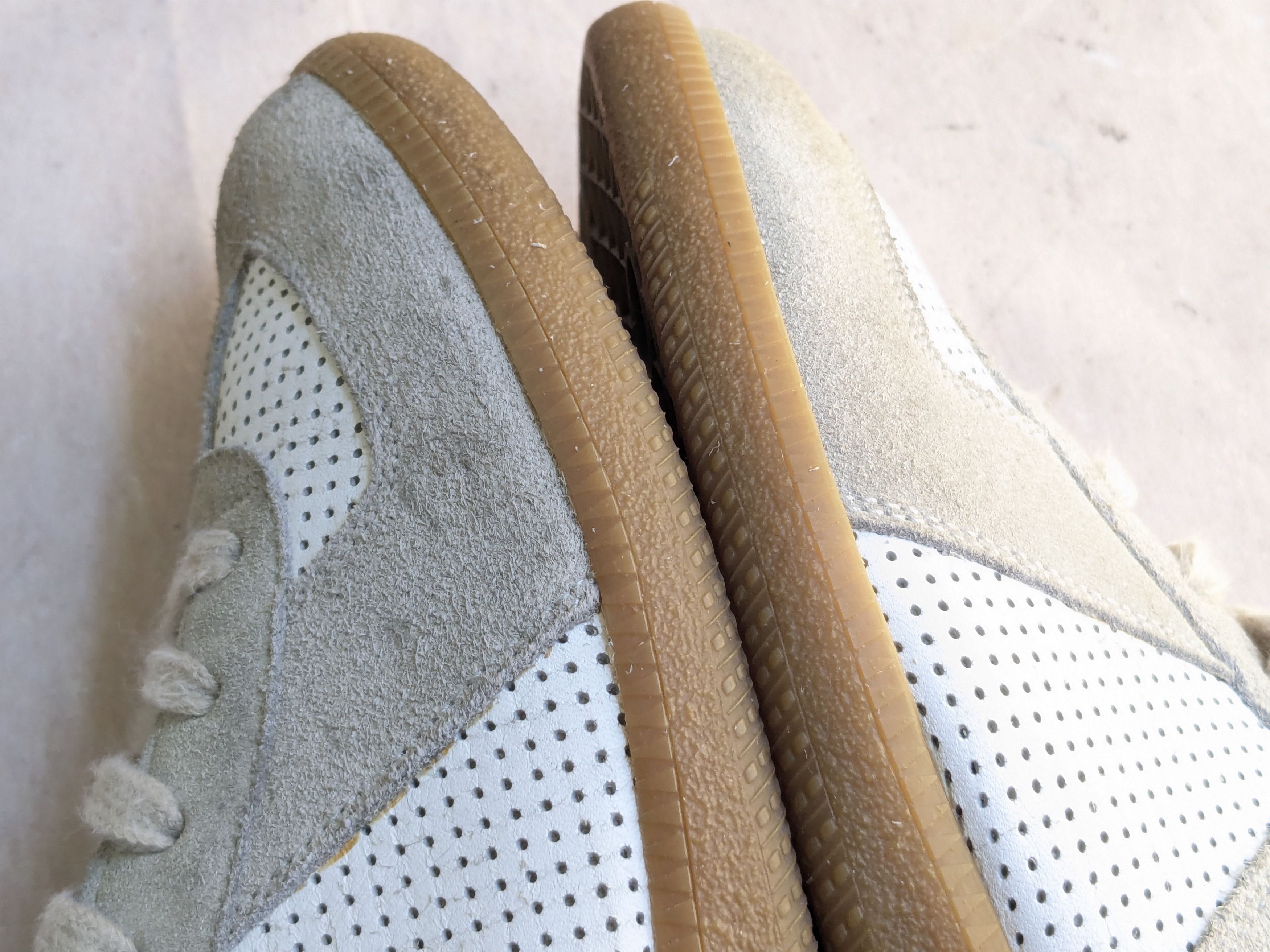 Maison Margiela Maison Margiela Replica GAT White Gray 12 45 High Tops Size US 12 / EU 45 - 9 Thumbnail