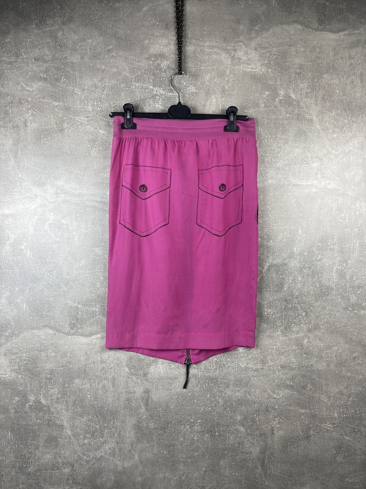 Jean Charles De Castelbajac × Vintage JC de Castelbajac NWT Archive 90s Silk Vintage Y2K Skirt Size 26" / US 2 / IT 38 - 6 Thumbnail
