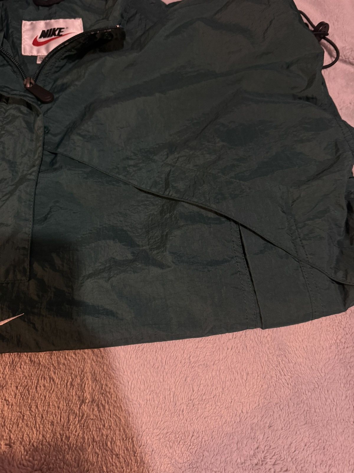 Nike Vintage 90s Nike dark green track top Size US L / EU 52-54 / 3 - 4 Thumbnail