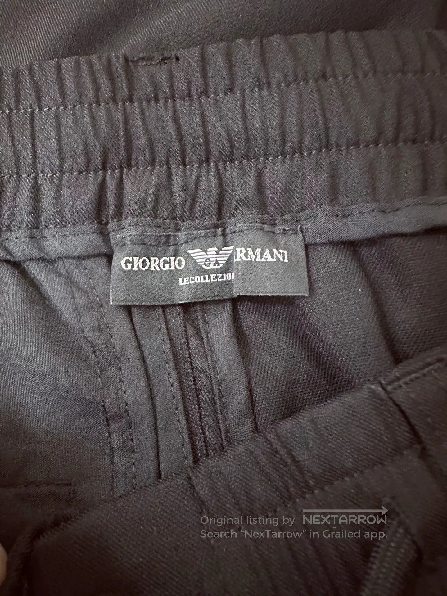 Armani Armani Black Thin Casual Pants. Size US 30 / EU 46 - 6 Thumbnail