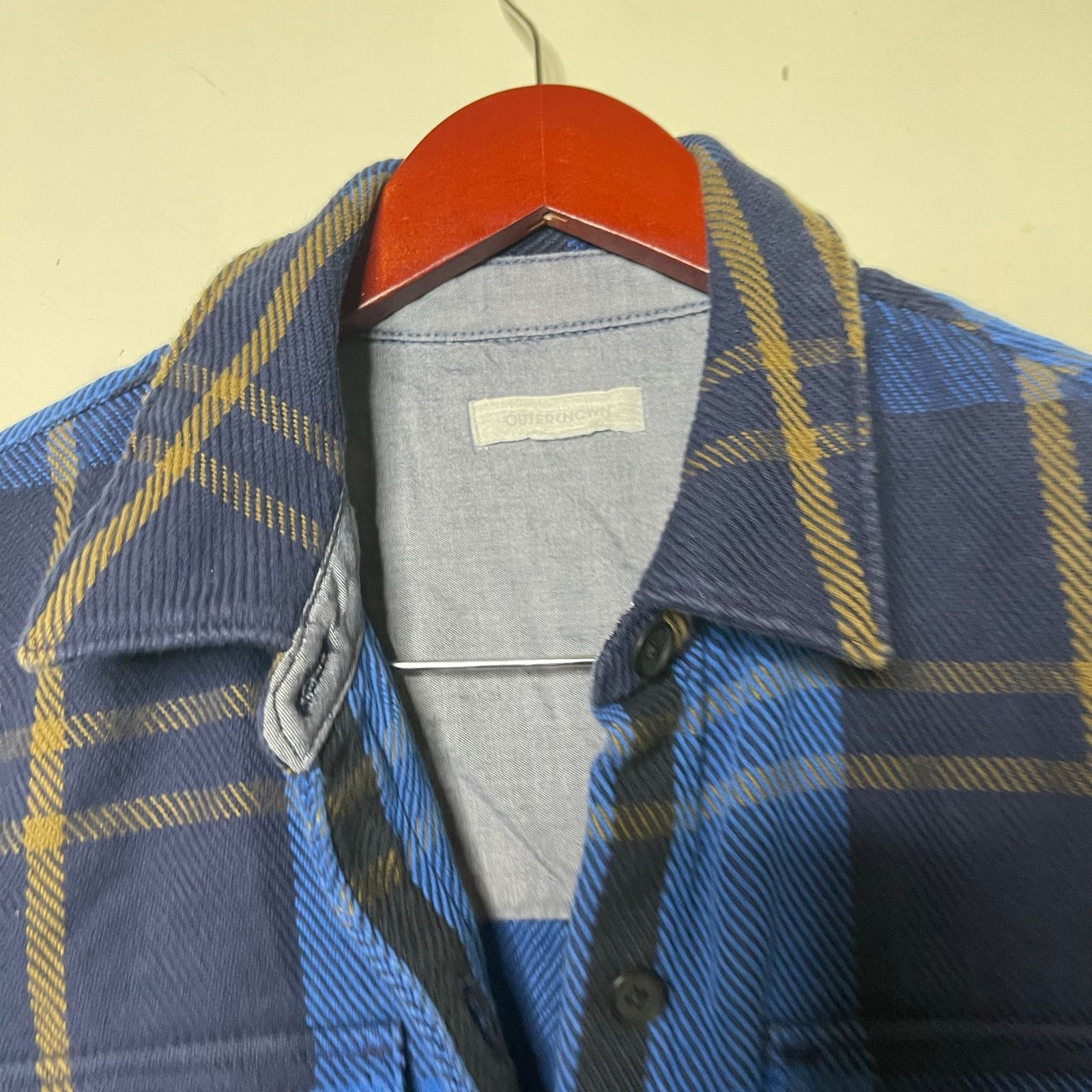 Outerknown Outerknown Blanket Shirt Dress M Blue Plaid Size M / US 6-8 / IT 42-44 - 7 Thumbnail