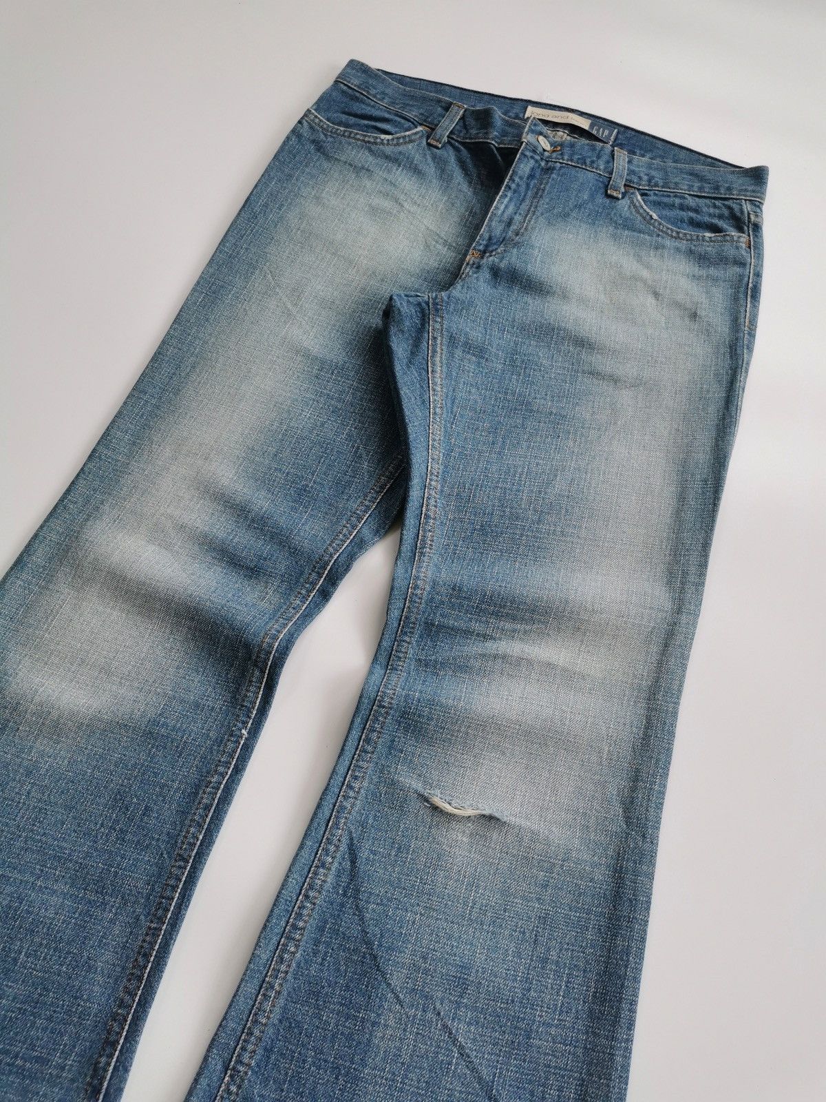 Vintage Vintage Gap USA Flared Bootcut Long Lean Jeans Size US 33 - 4 Thumbnail