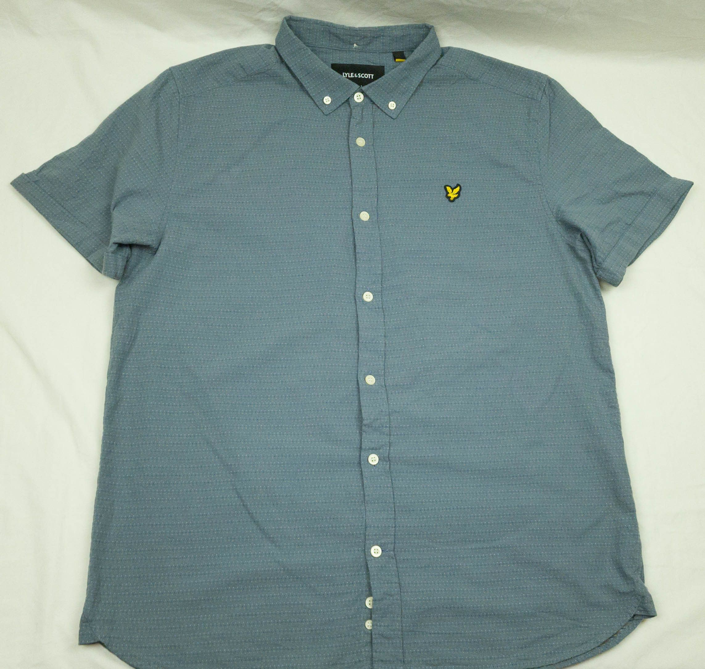 Lyle & Scott Lyle Scott SHIRT SHORT SLEEVE COTTON SIZE XL Size US XL / EU 56 / 4 - 4 Thumbnail