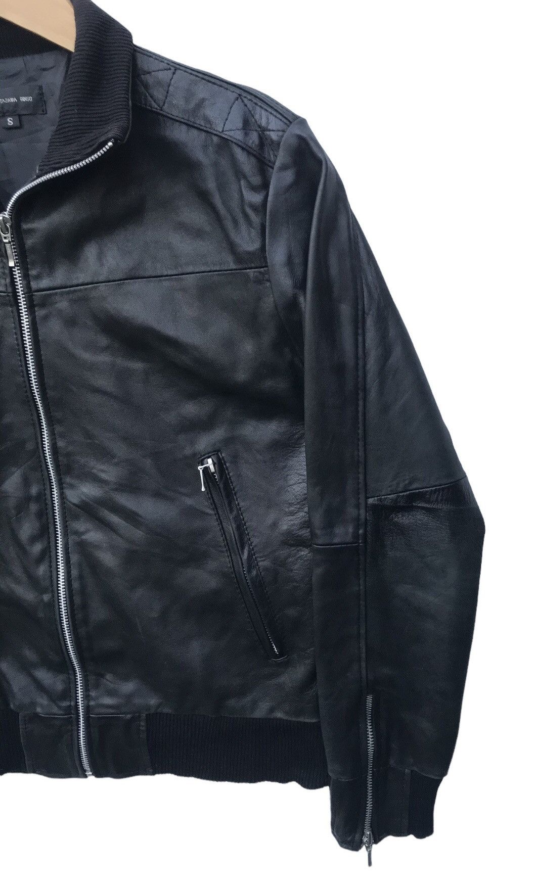 Japanese Brand Japan Designer Shimokitazawa Ringo Leather Jacket Size US S / EU 44-46 / 1 - 4 Thumbnail