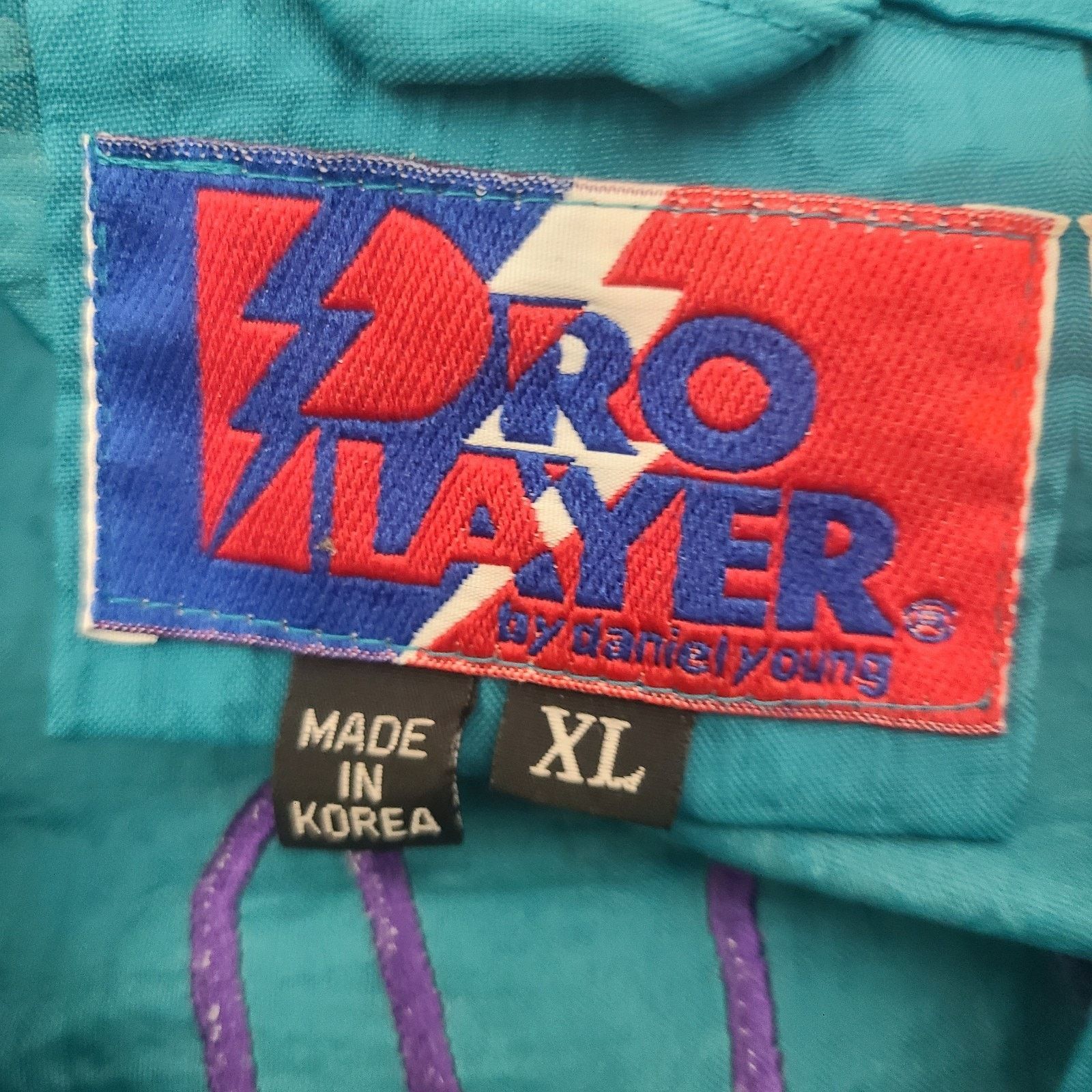 Pro Player Vintage 90s Charlotte Hornets NBA Pro Player Jacket Size XL Size US XL / EU 56 / 4 - 4 Thumbnail