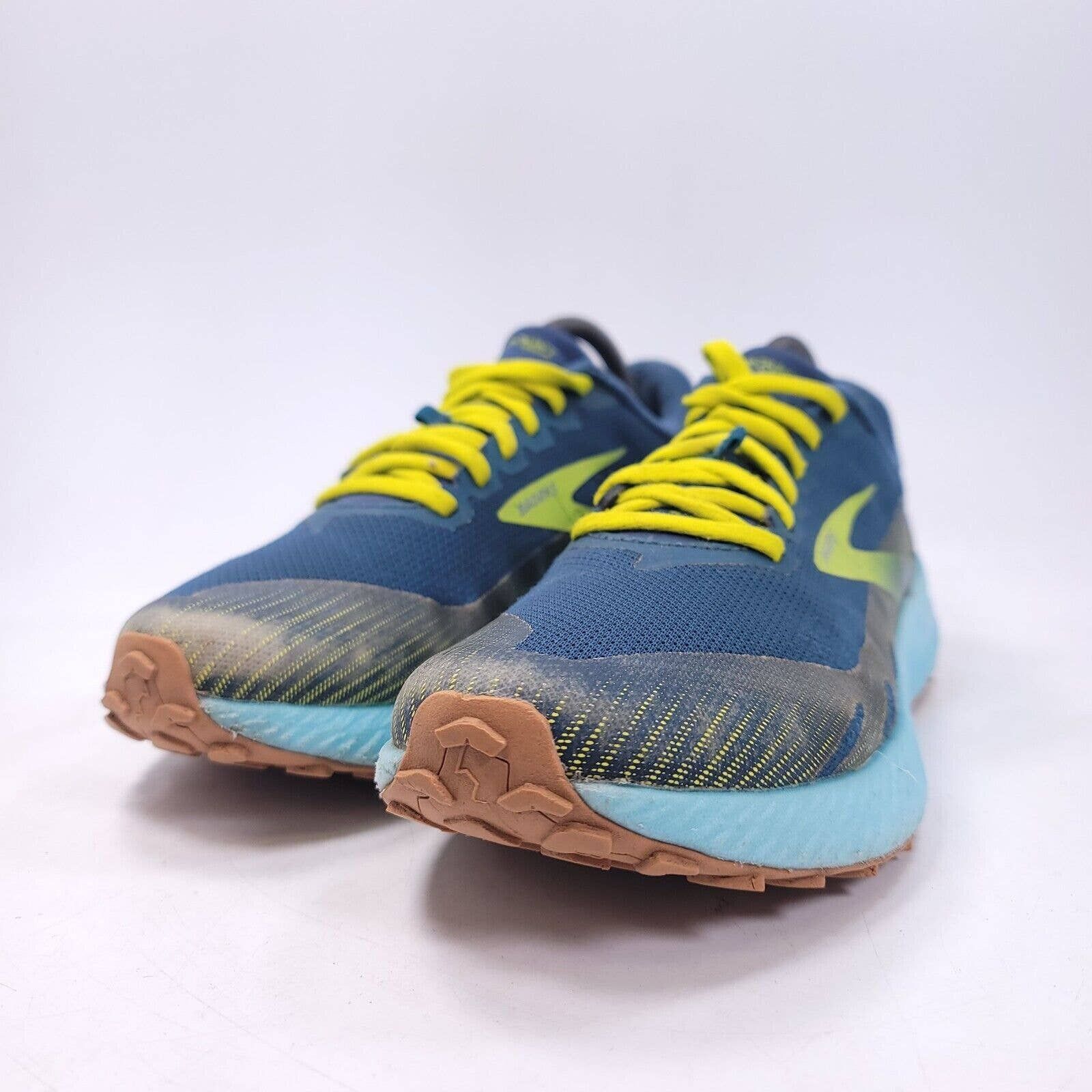 Brooks Brooks Catamount Shoe Mens Size 8.5 1103521D436 Blue Yellow