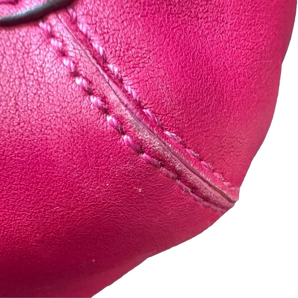 Coach Coach Hampton SoHo Leather Tote Raspberry Pink Satchel EUC Size ONE SIZE - 7 Thumbnail