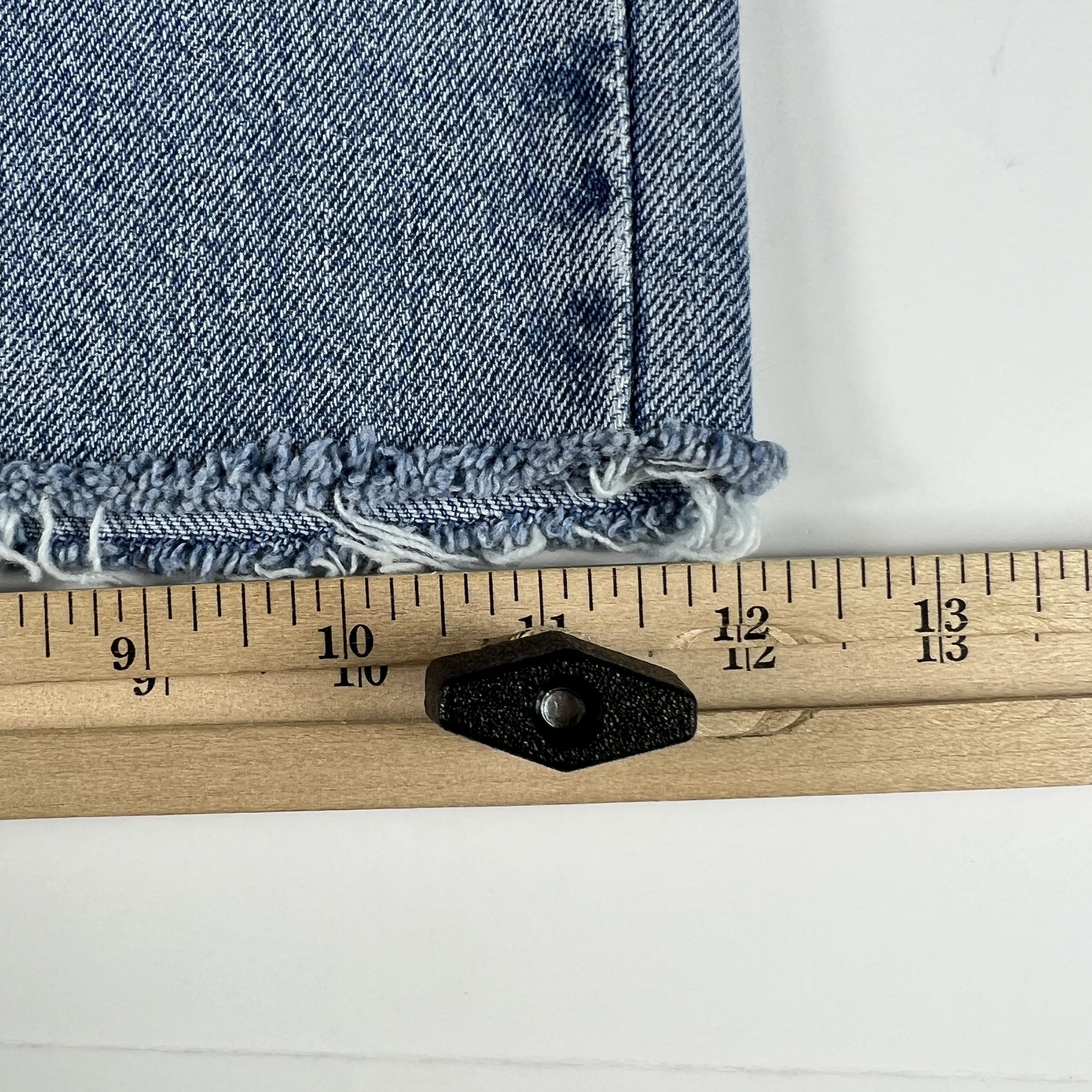 Levi's × Vintage VTG 90s Levi's Jean Short 550 Cut Off Denim Orange Tab Jorts Size US 34 / EU 50 - 14 Thumbnail