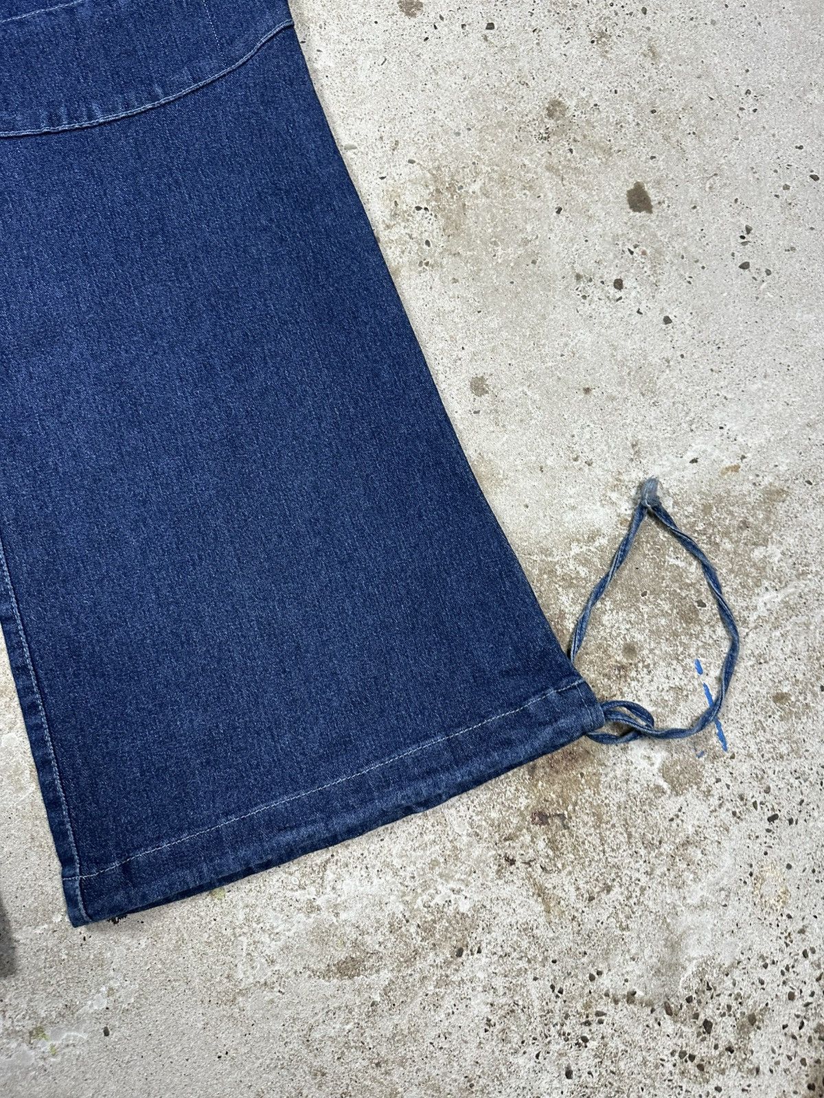 If Six Was Nine Vintage Y2K FLARE Cargo Japanese Style Denim Pants Jeans Size US 27 - 5 Thumbnail