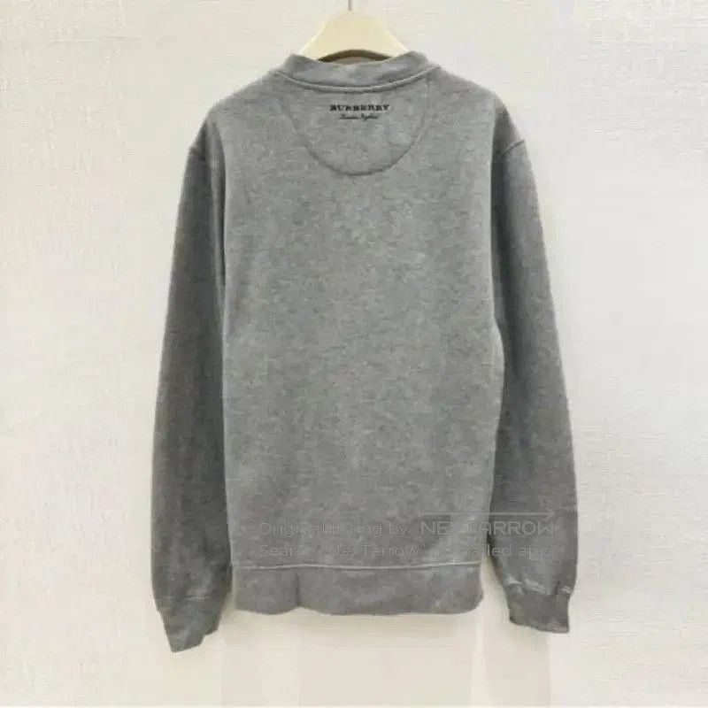 Burberry Burberry Gray Striped Cropped Sweatshirt for Women. Size S / US 4 / IT 40 - 2 Thumbnail