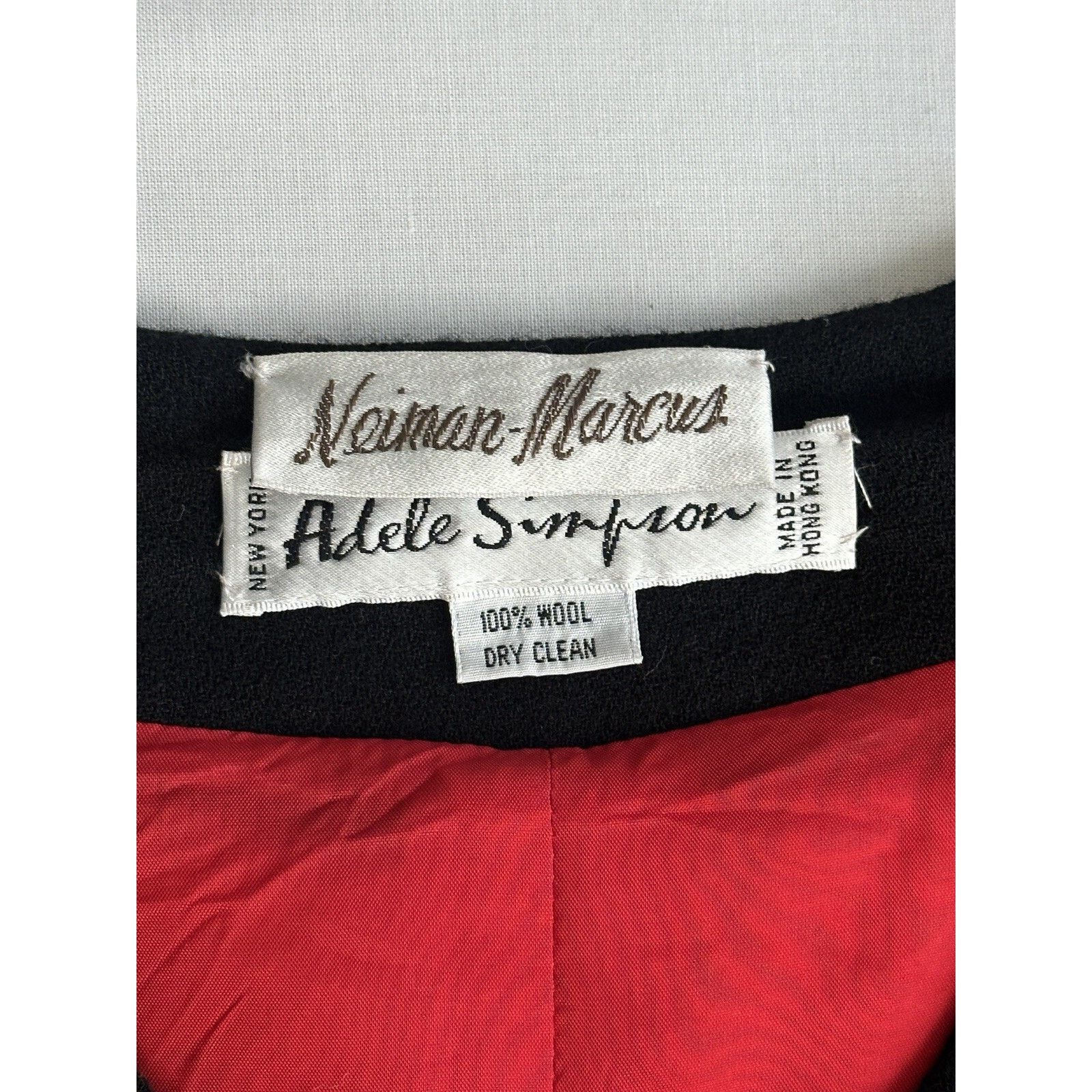 Neiman Marcus Neiman Marcus Adele Simpson Wool Jacket -Rare Designer Piece Size M / US 6-8 / IT 42-44 - 3 Thumbnail