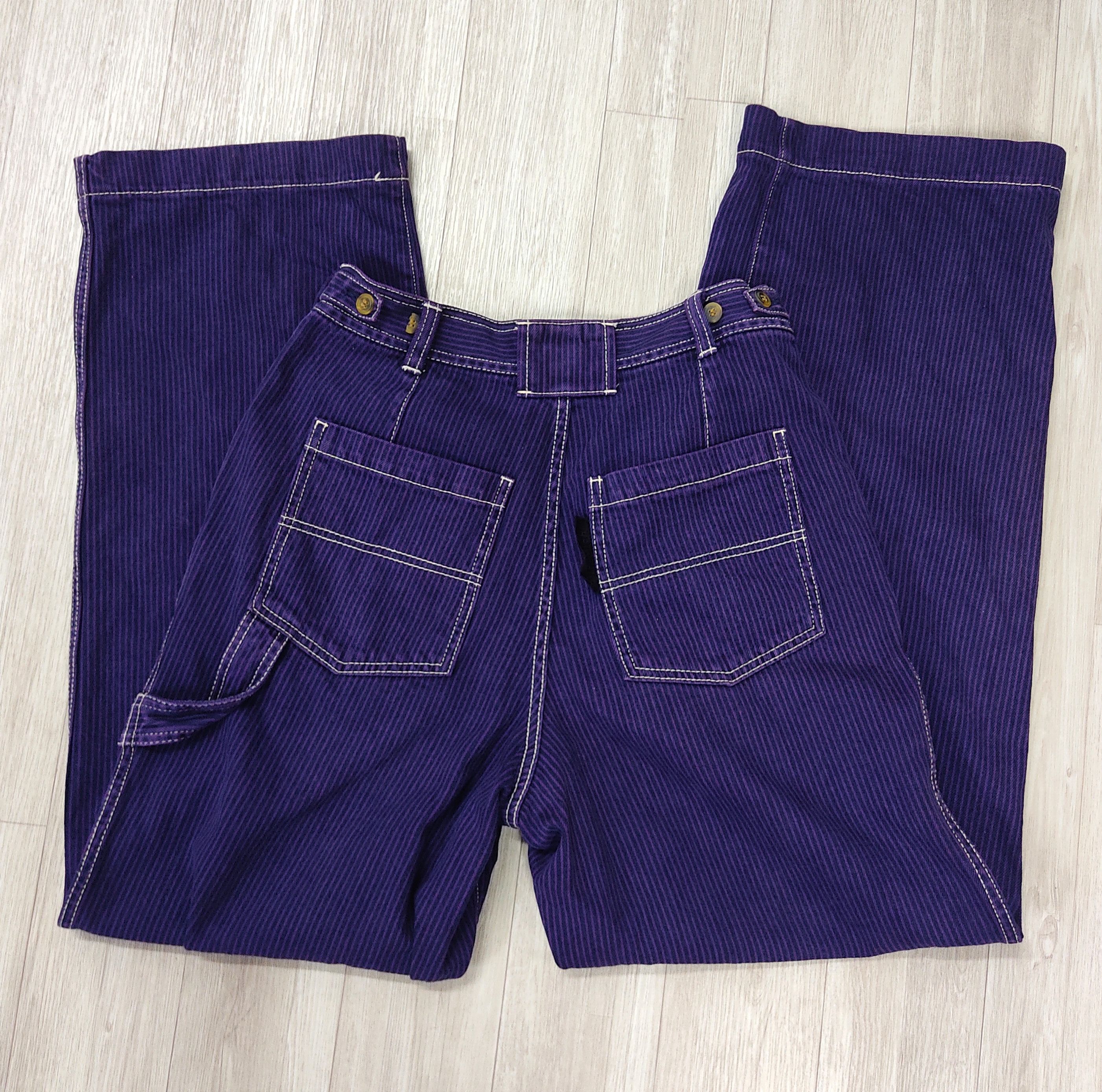 Angel Blue HIROMICHI NAKANO Carpenter Barrel Wide Leg Pants Size US 30 / EU 46 - 10 Thumbnail