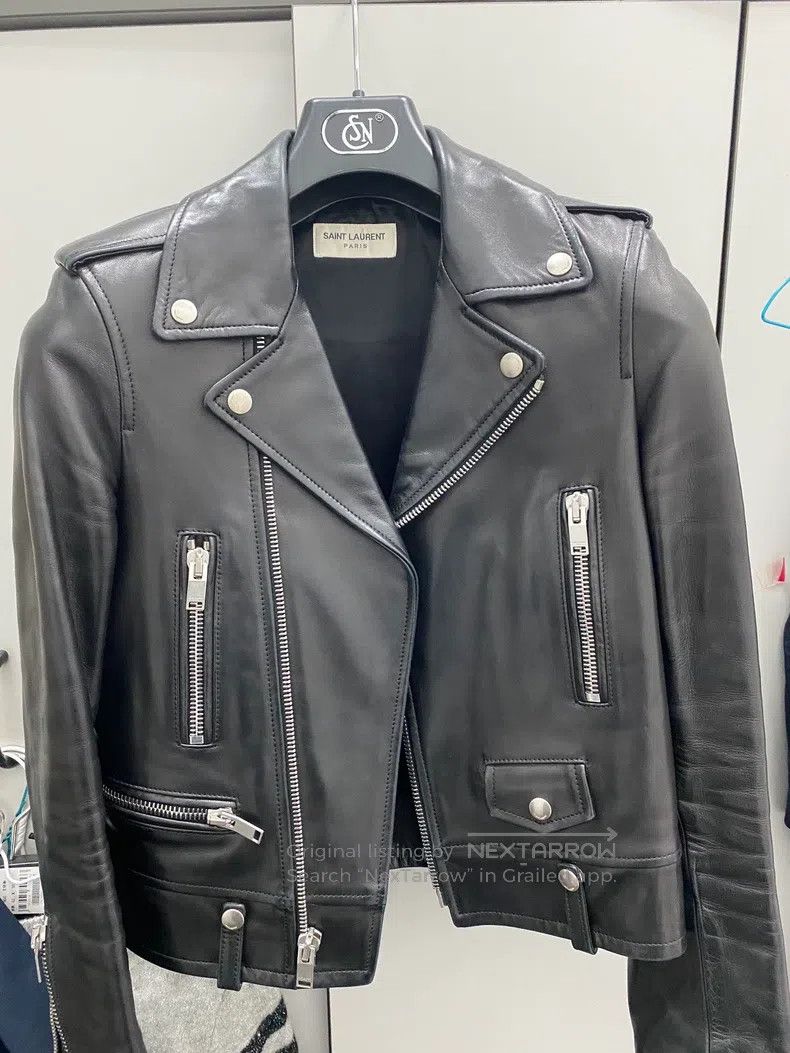 Saint Laurent Paris Sheepskin leather jacket