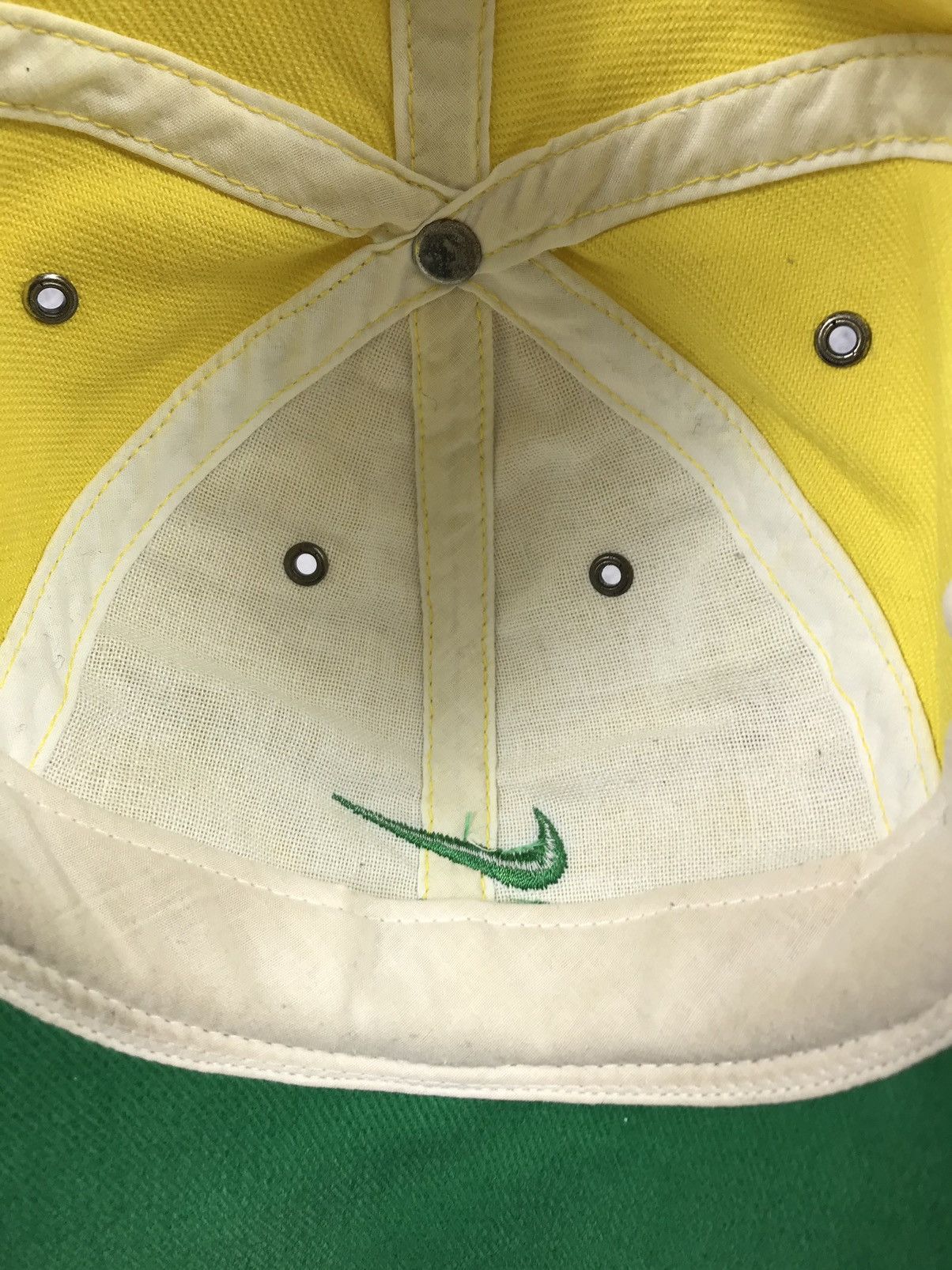 Nike × Vintage Vintage 90s Nike Brasil Brazil Swoosh Soccer Jersey Cap Hat Size ONE SIZE - 9 Thumbnail