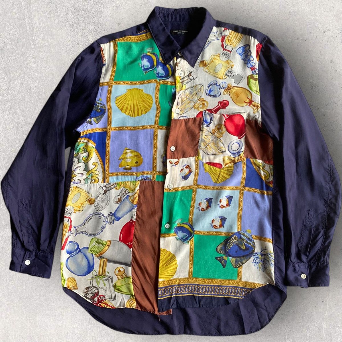 Comme des Garcons Vintage AW99 Rayon Parfum And Sea Shirt Size US M / EU 48-50 / 2 - 1 Thumbnail