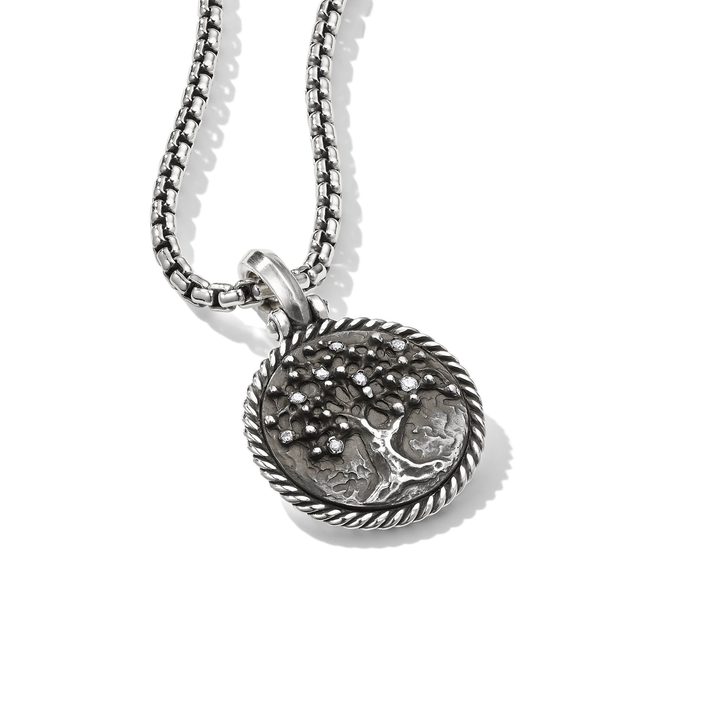 David Yurman o1w1db10526 D13332D Size:9/ Amulet in Sterling Silver Size ONE SIZE - 3 Thumbnail