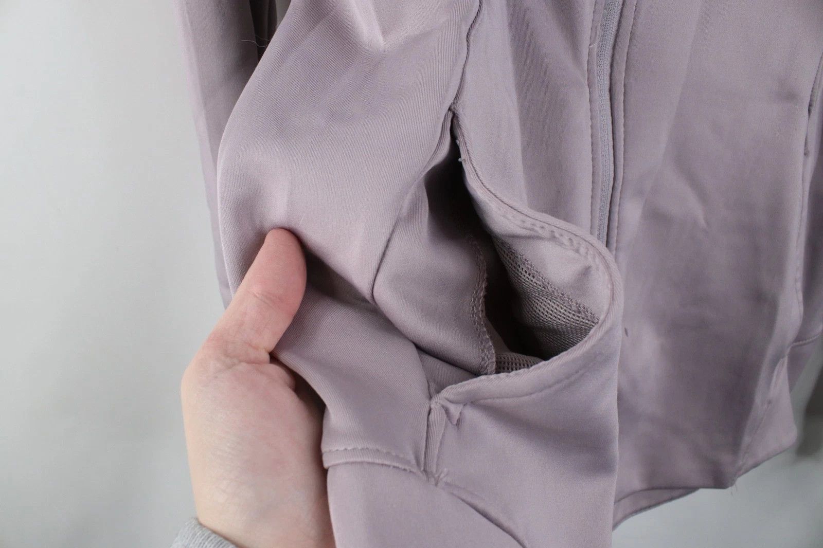 Vintage Apana Yoga Stretch Knit Running Jogging Gym Jacket Purple Size M / US 6-8 / IT 42-44 - 6 Thumbnail