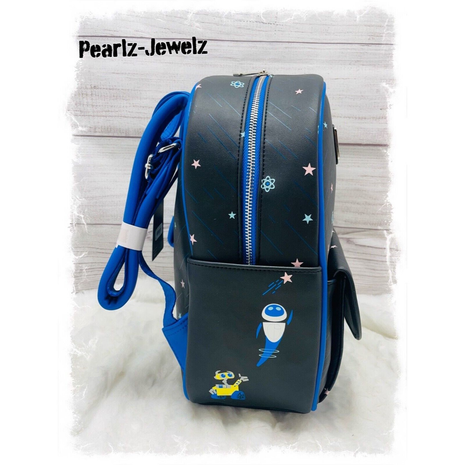 Disney Loungefly Disney Pixar WALL-E Space Mini Backpack NWT Size ONE SIZE - 2 Thumbnail