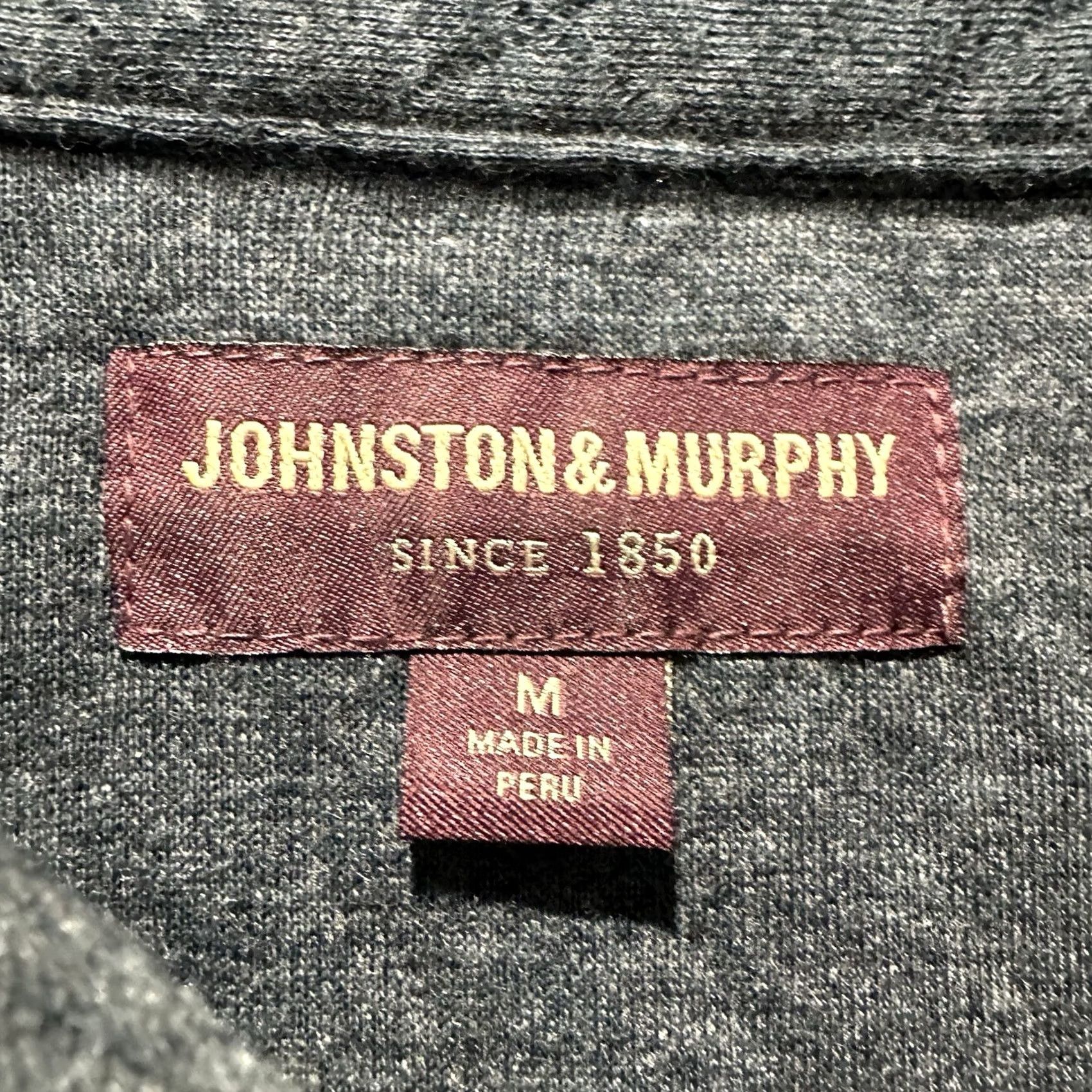 Johnston & Murphy Johnston & Murphy Shirt Mens 2XL Blue Quilted Shacket Jacket Diamond Knit Button-Up Fall Winter Size US XXL / EU 58 / 5 - 3 Thumbnail