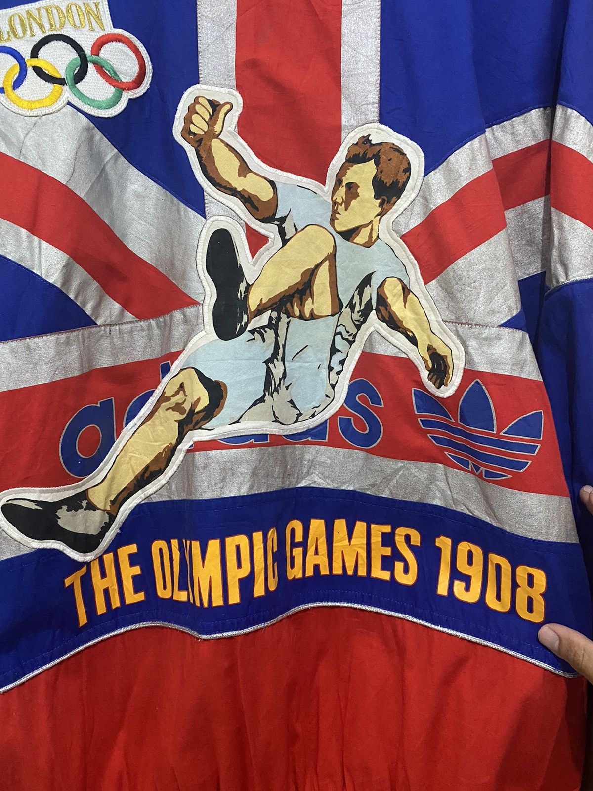 Adidas Vtg Adidas Olympic 1948 Games Crewneck AOP Collection Size US M / EU 48-50 / 2 - 4 Thumbnail