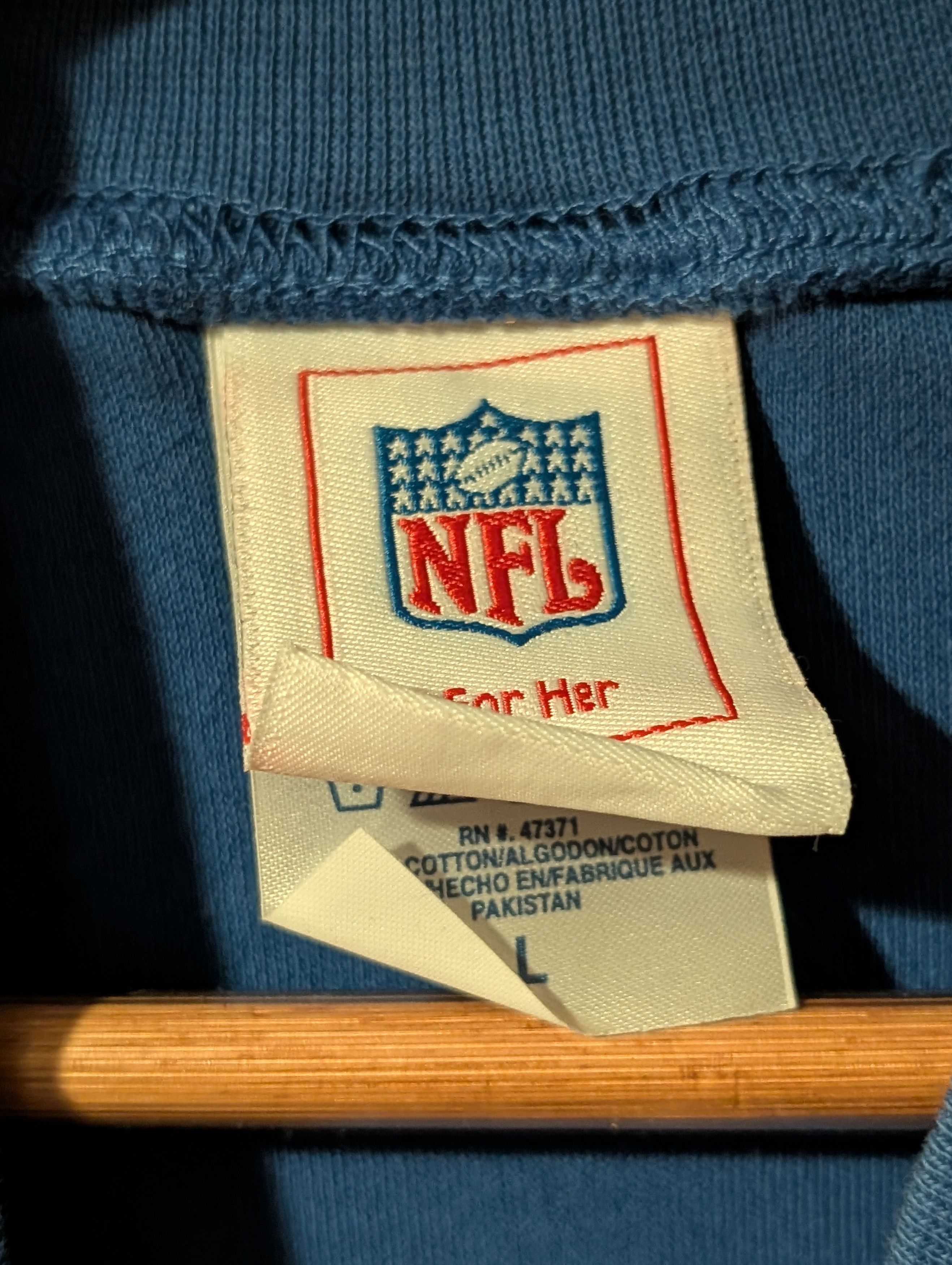 NFL VTG NFL For Her Buffalo Bills Mock Neck Long Sleeve Shirt Size US L / EU 52-54 / 3 - 3 Thumbnail