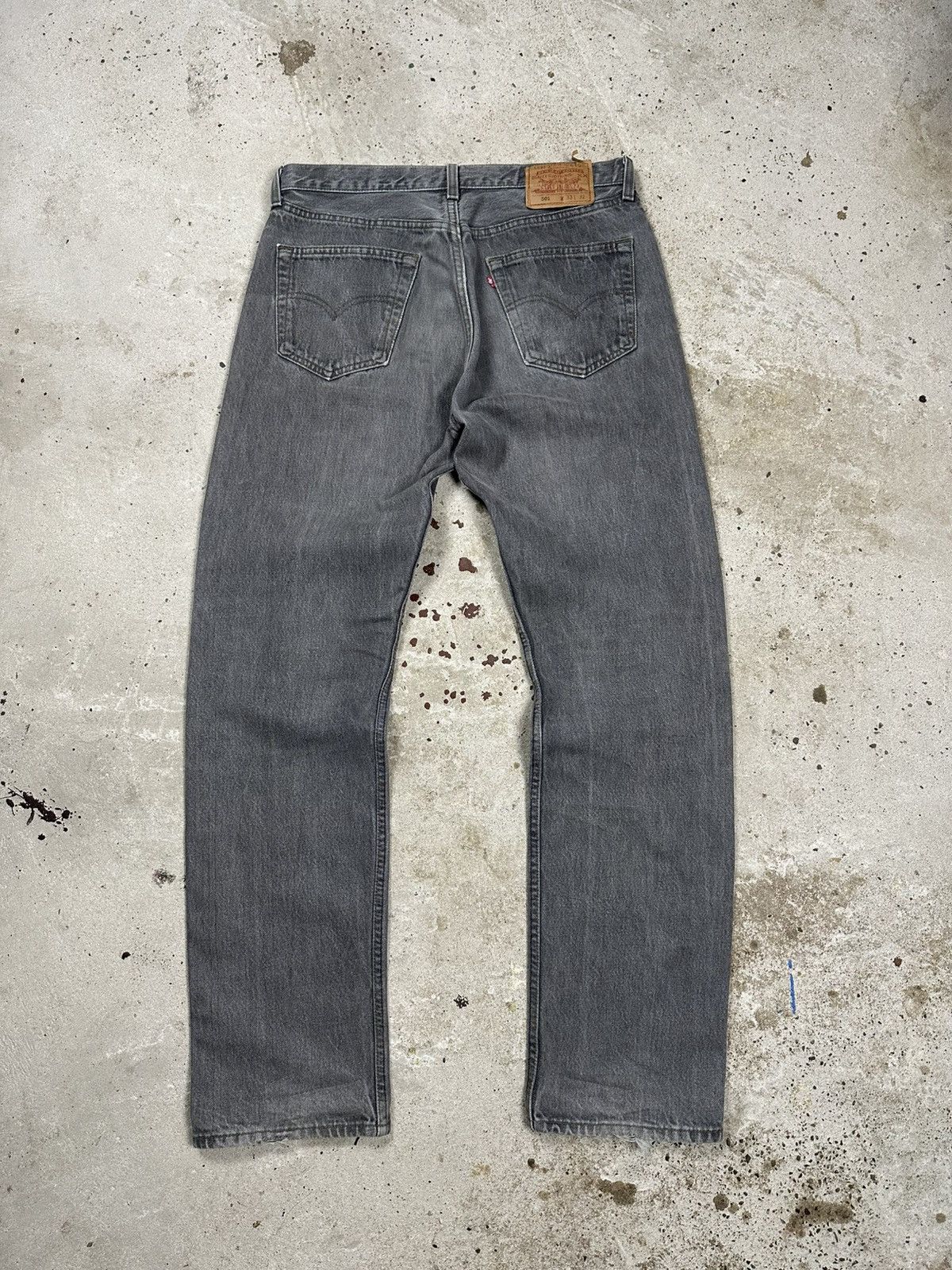 Levi's Vintage 1995 Levi’s 501 Gray Denim Pants Jeans made in USA Size US 33 - 1 Thumbnail