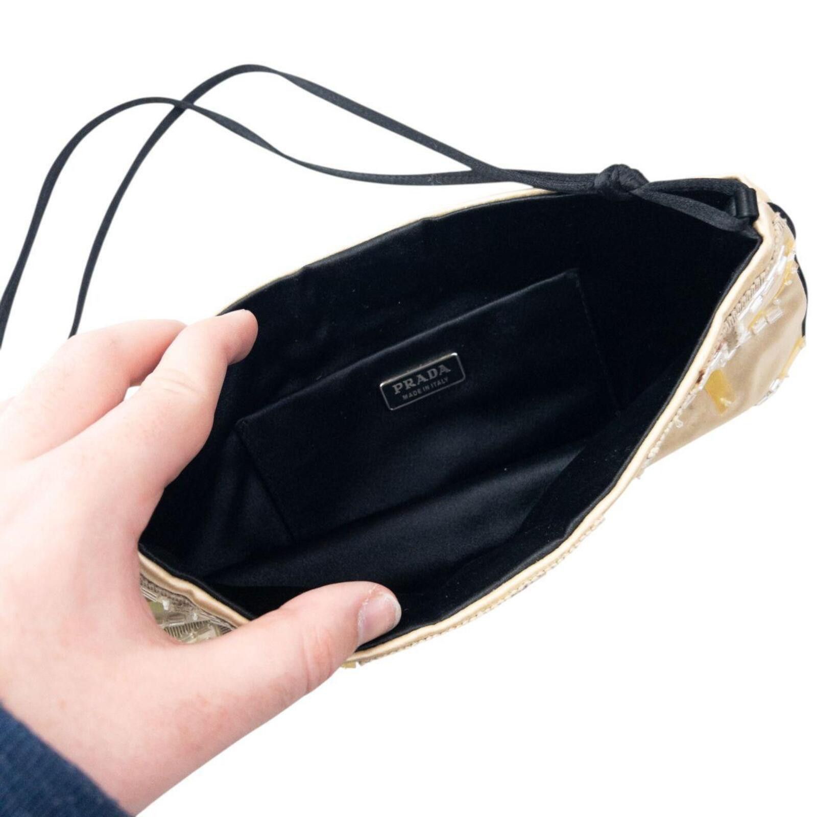 Prada Vintage 2000s Prada Sequin Embellished Shoulder Bag Size ONE SIZE - 5 Thumbnail