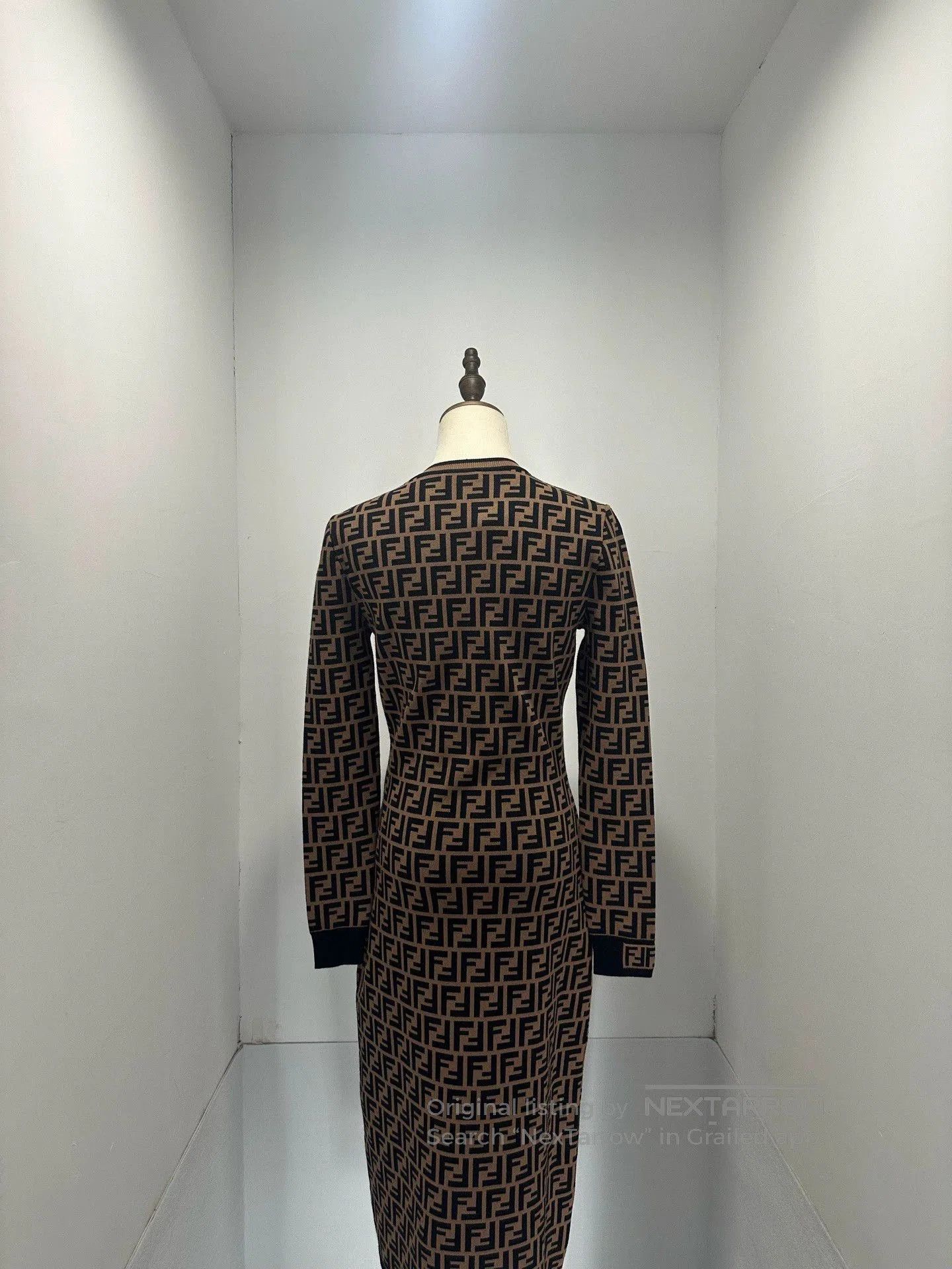 Fendi Fendi FF Monogram Knit Dress. Size US XS / EU 42 / 0 - 2 Thumbnail