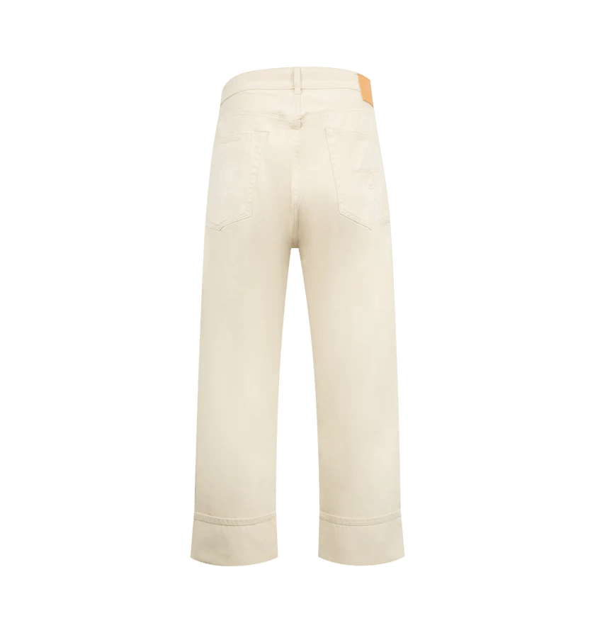 R13 o1h1sh11225 Cuffed X-Bf Jean in White Size US 30 / EU 46 - 2 Thumbnail