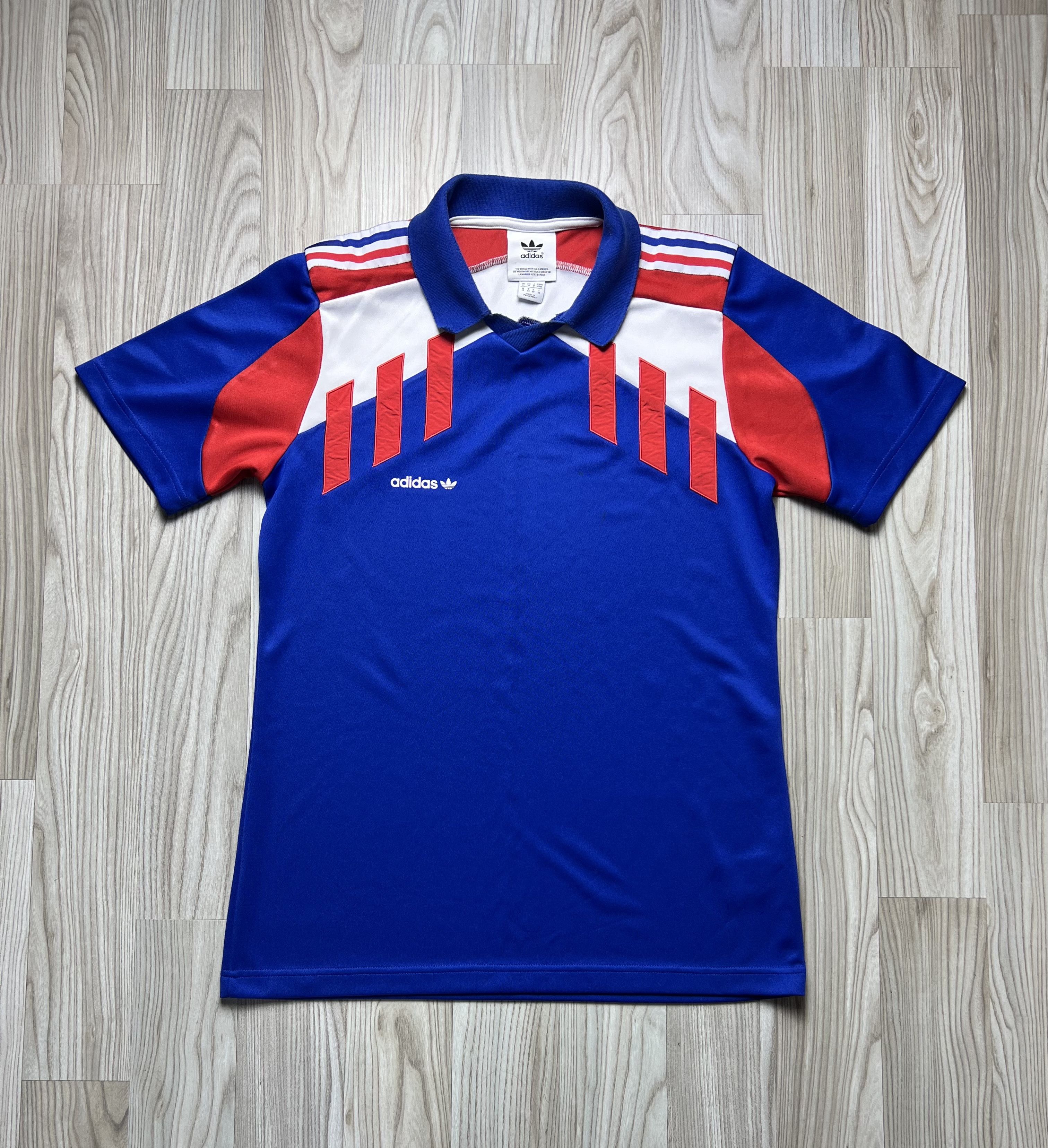 Adidas Adidas France retro World Cup 1990 men's sports T-shirt 💥🔥 | Grailed