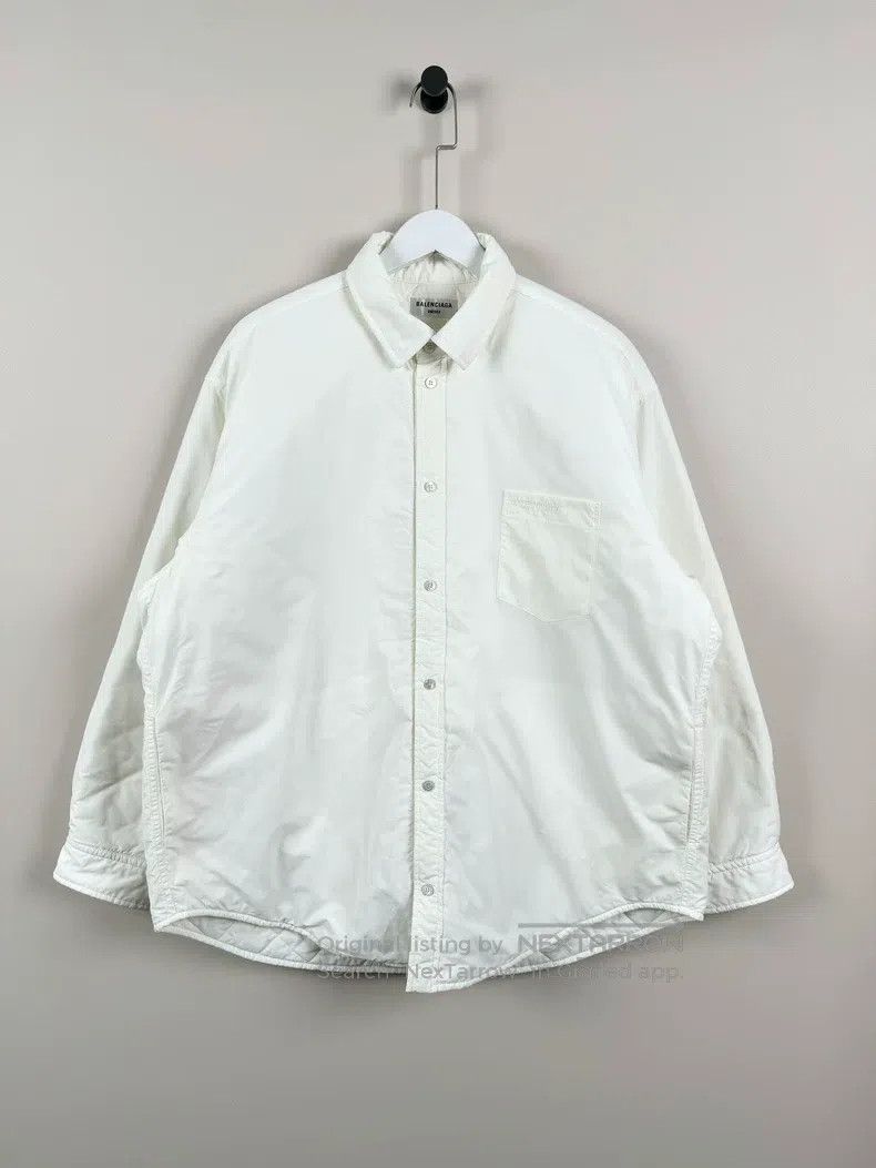 Balenciaga Balenciaga Embroidered logo cotton coat Size XS / US 0-2 / IT 36-38 - 1 Thumbnail